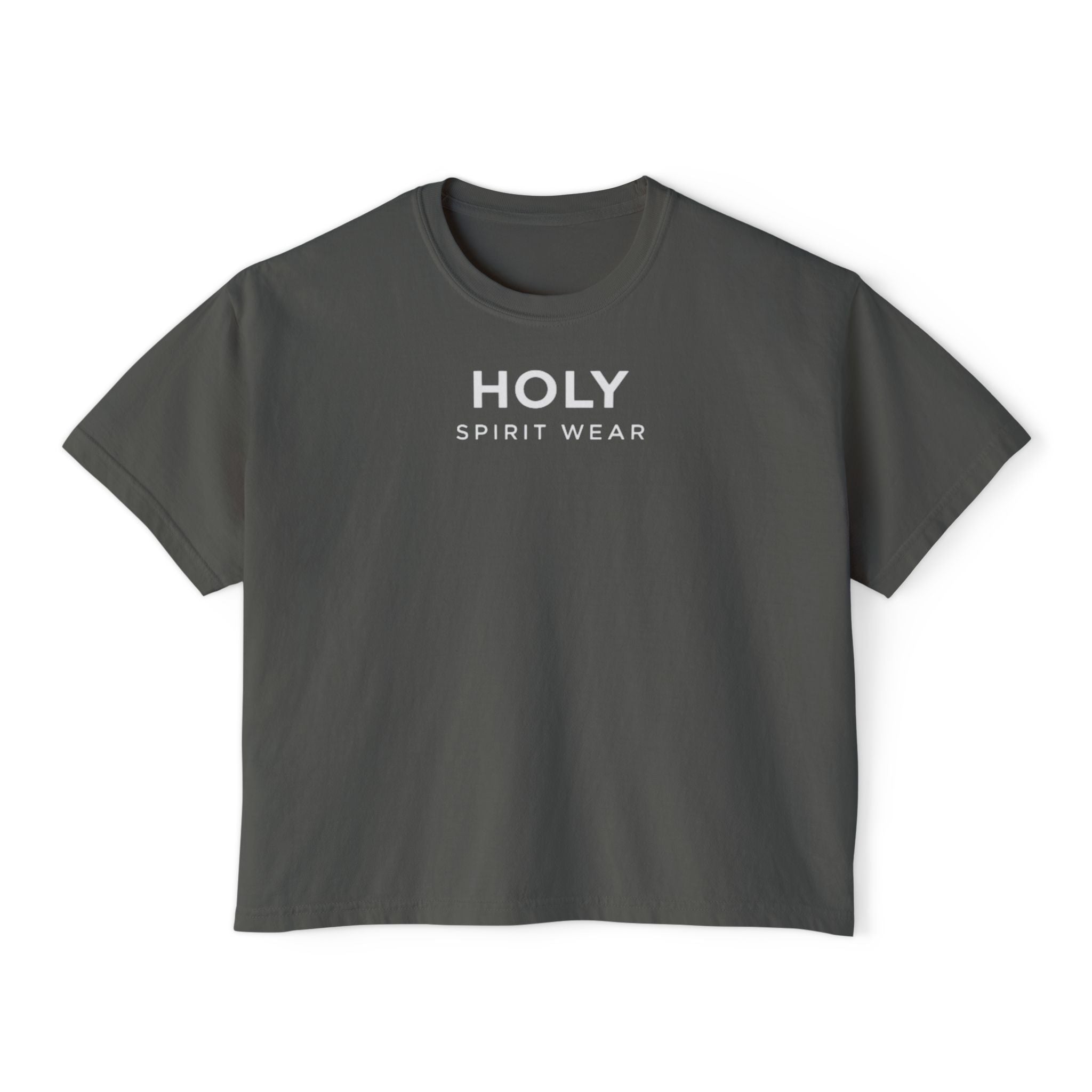Psalm 144:1 Women's Boxy Tee/Text Logo