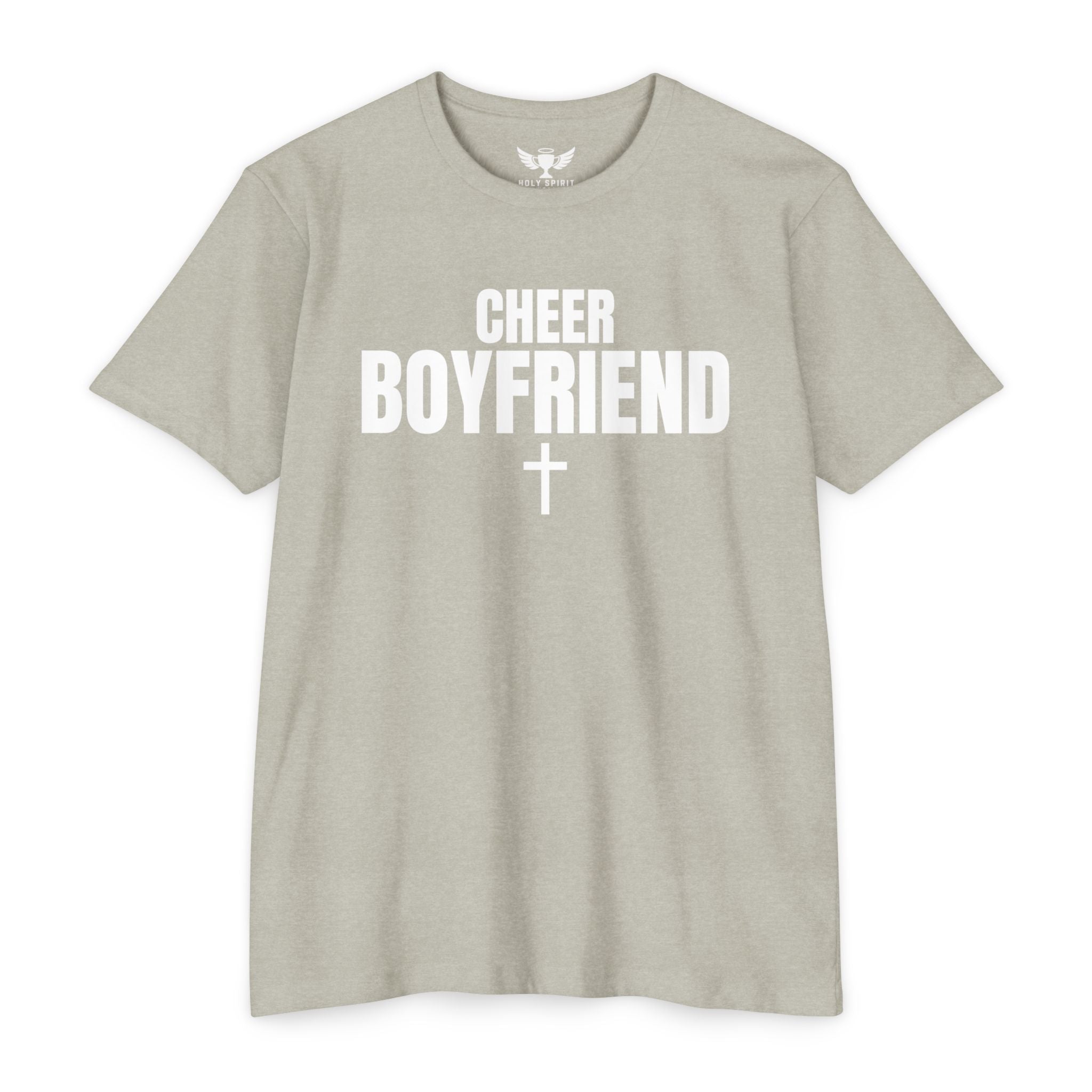 Cheer Boyfriend T-Shirt — Custom Back Name & Number