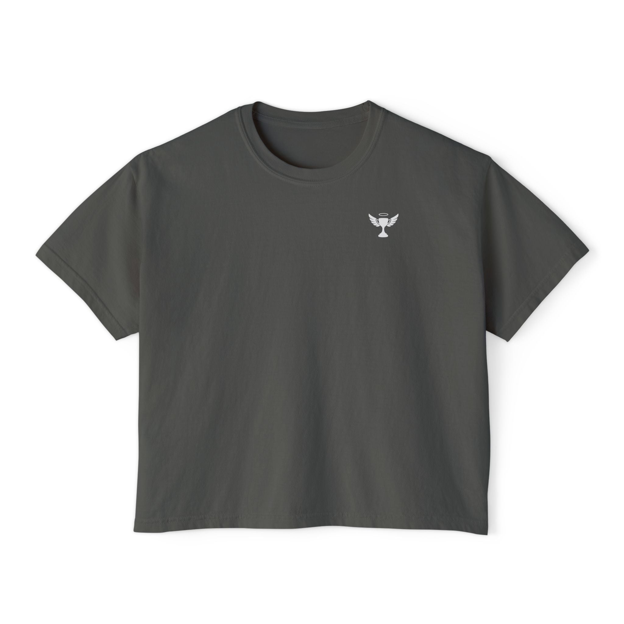 Psalm 144:1 Women's Logo Boxy Tee