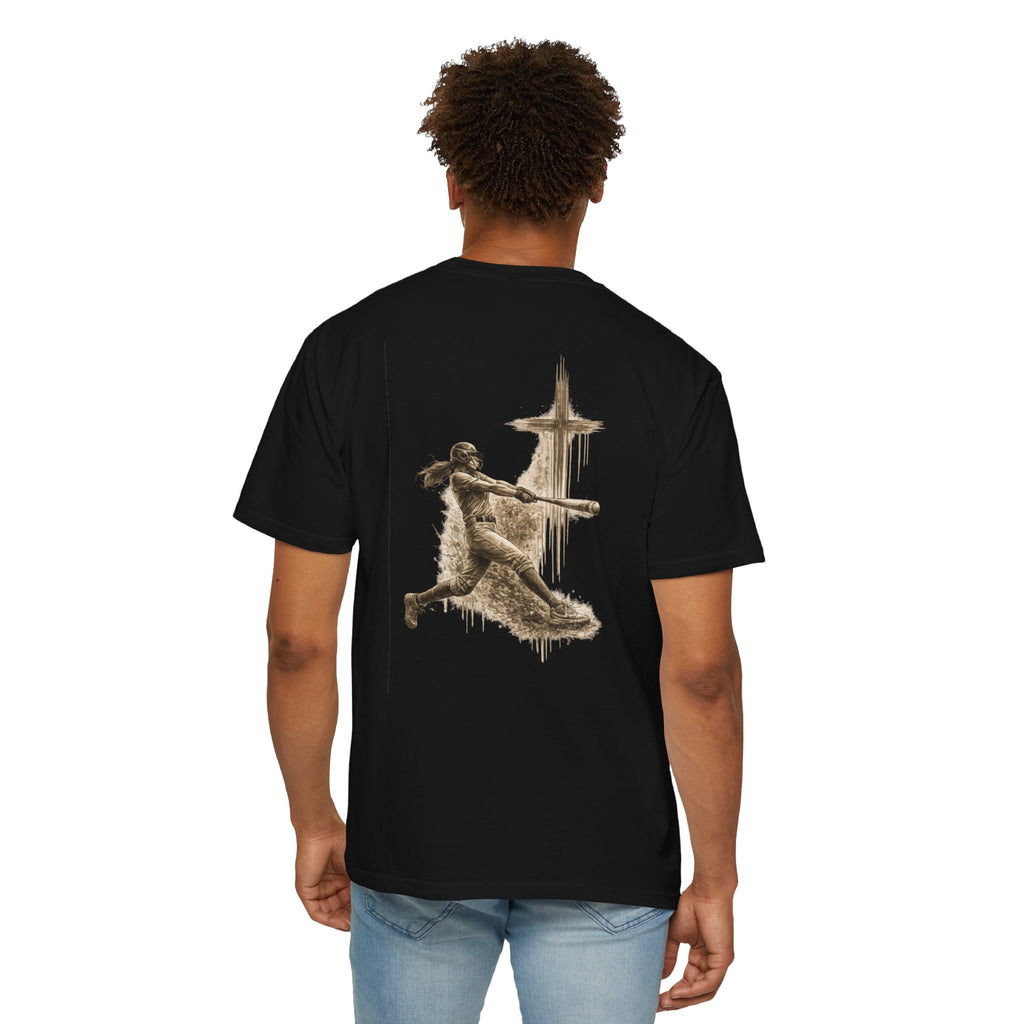 All Glory To God - Softball Tee — Faith-Based Athletic T-Shirt