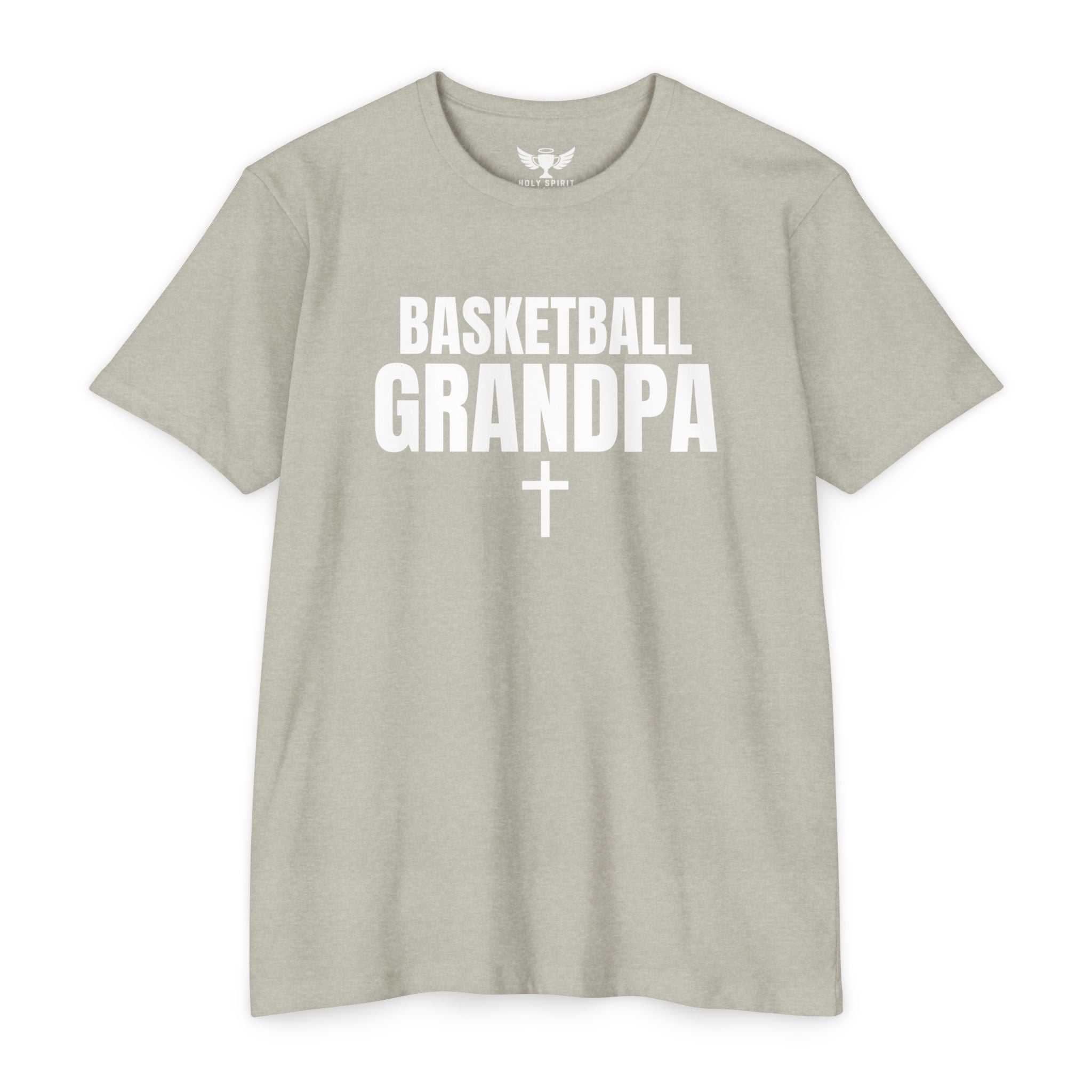 Basketball Grandpa T-Shirt — Custom Back Name & Number