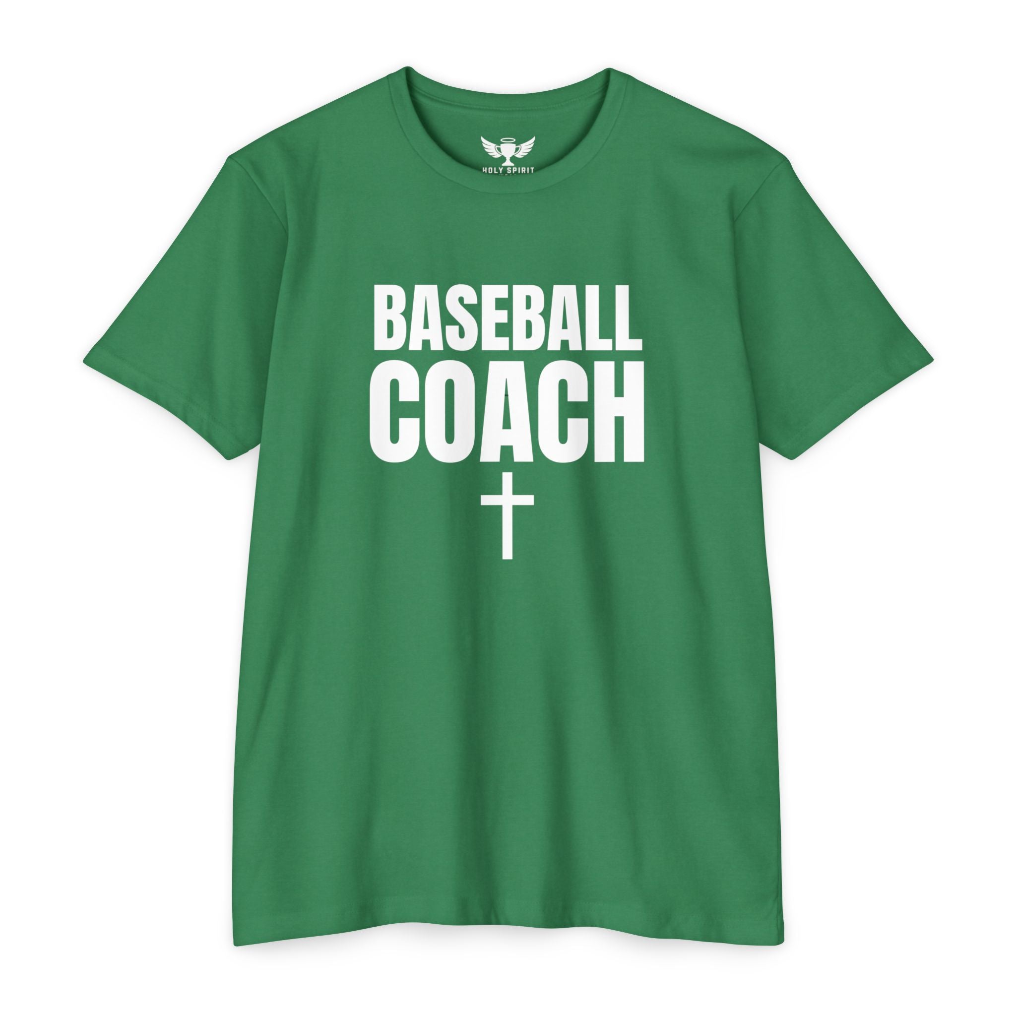 Baseball Coach T-Shirt — Custom Back Name & Number