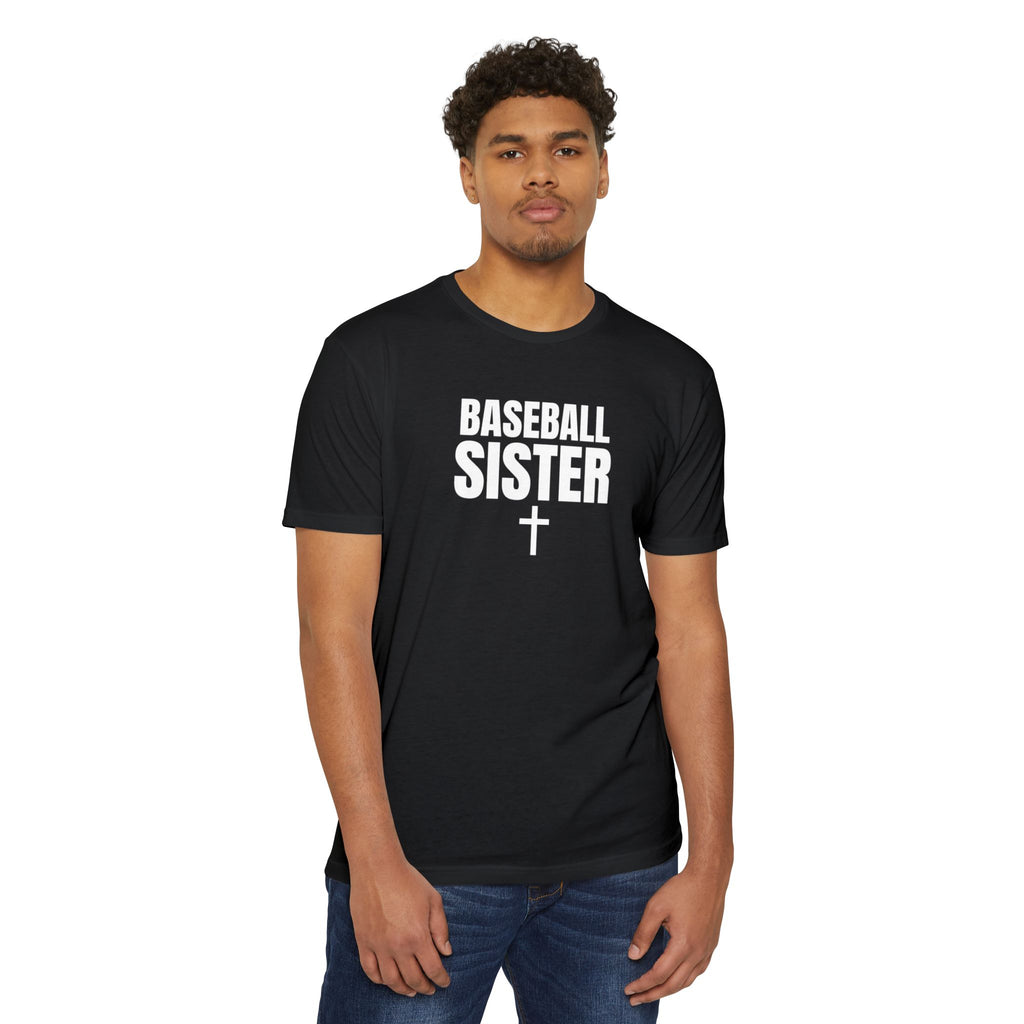 Baseball Sister T-Shirt — Personalized Back Name & Number