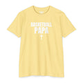 Basketball Papa T-Shirt — Custom Back Name & Number