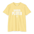 Soccer Player T-Shirt — Custom Name & Number Sports Tee