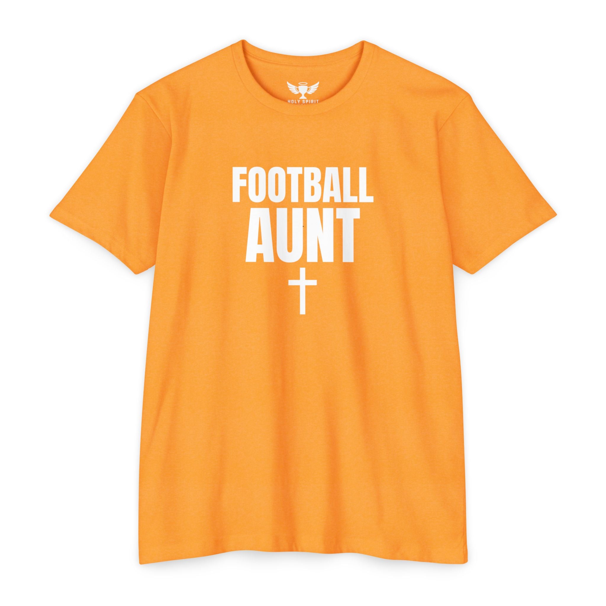 Football Aunt T-Shirt — Personalized Back Number & Name