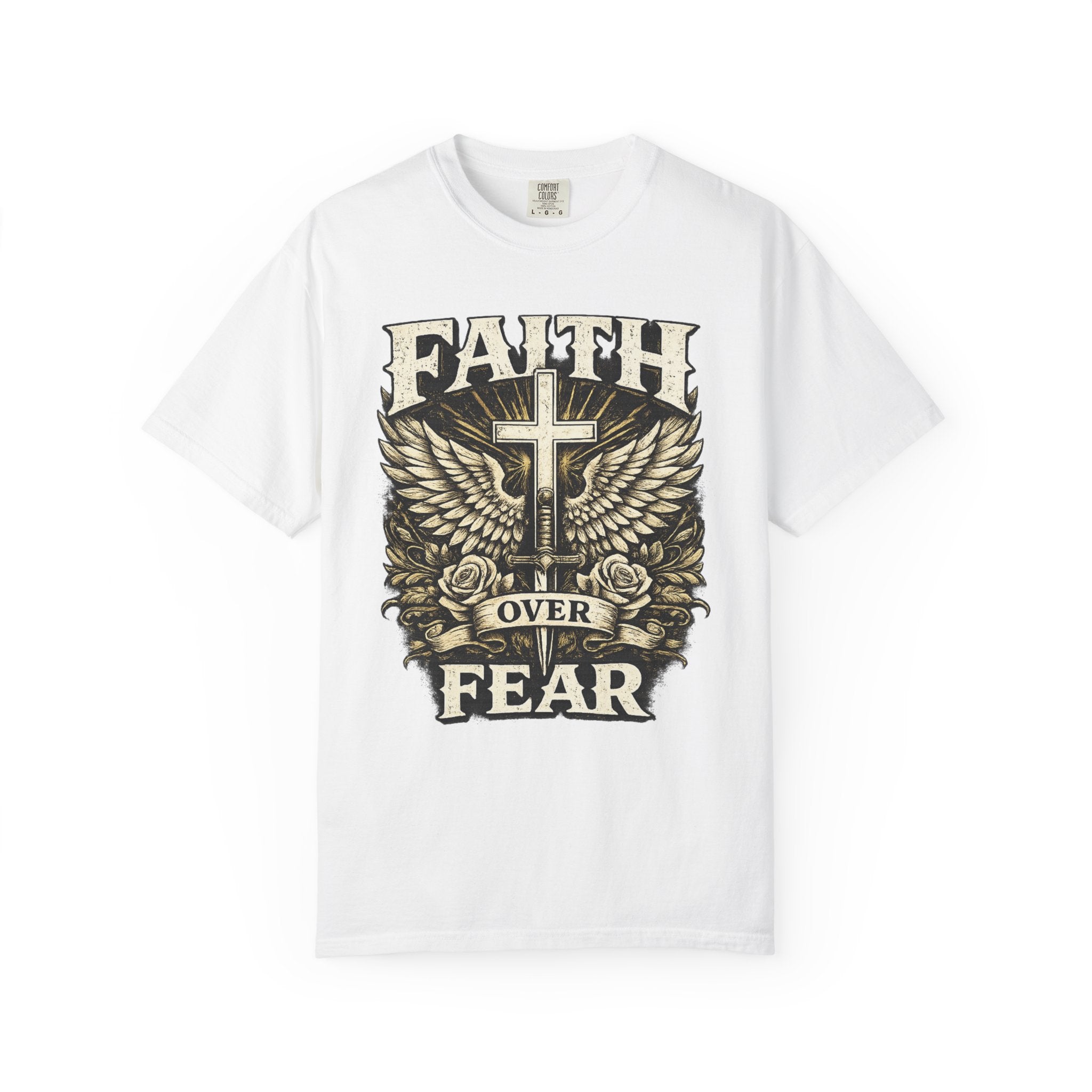 Faith Over Fear T‑Shirt — Bold Christian Street Wear Tee