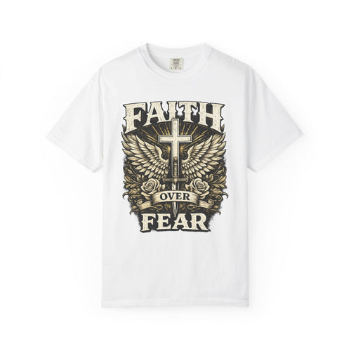 Faith Over Fear T‑Shirt — Bold Christian Street Wear Tee