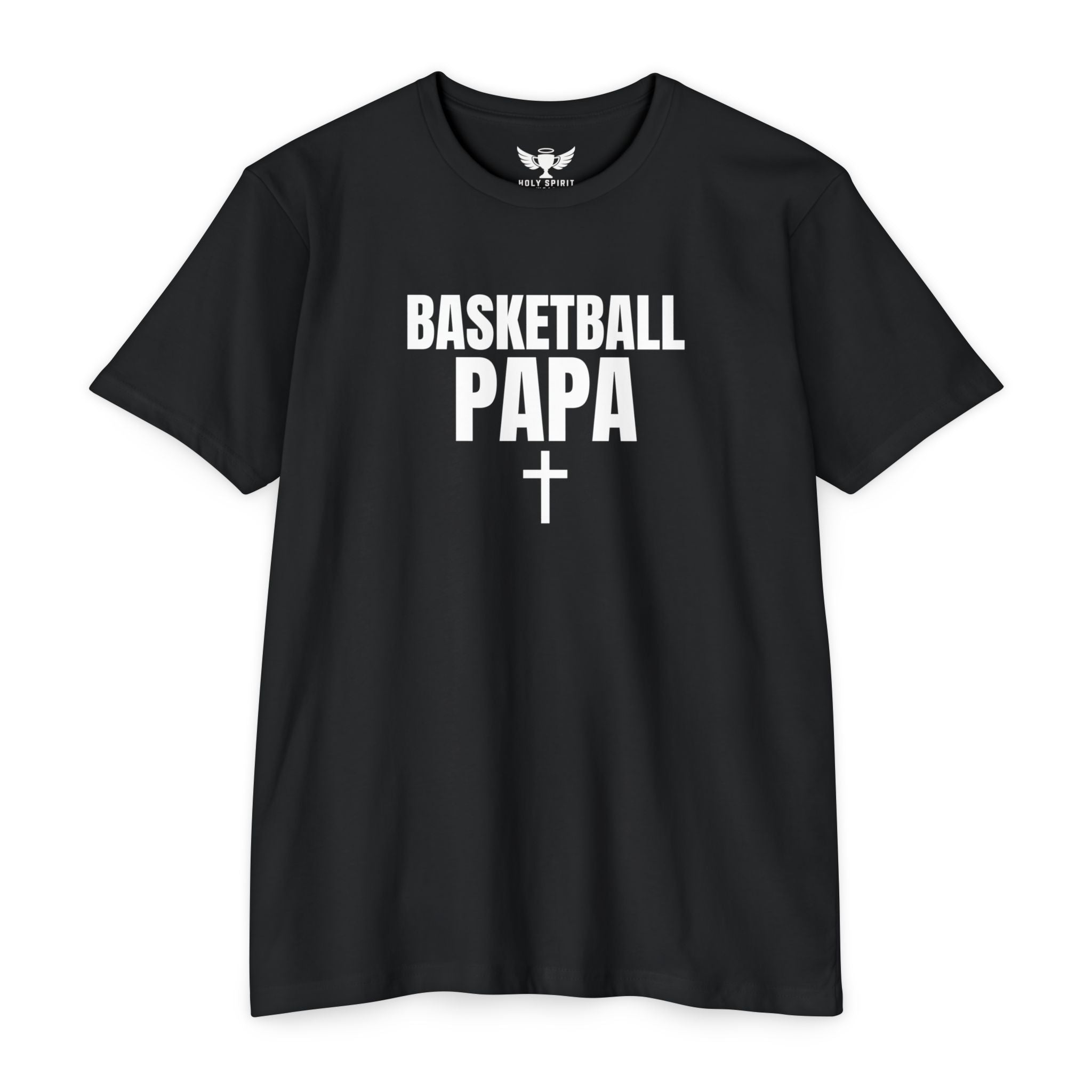 Basketball Papa T-Shirt — Custom Back Name & Number