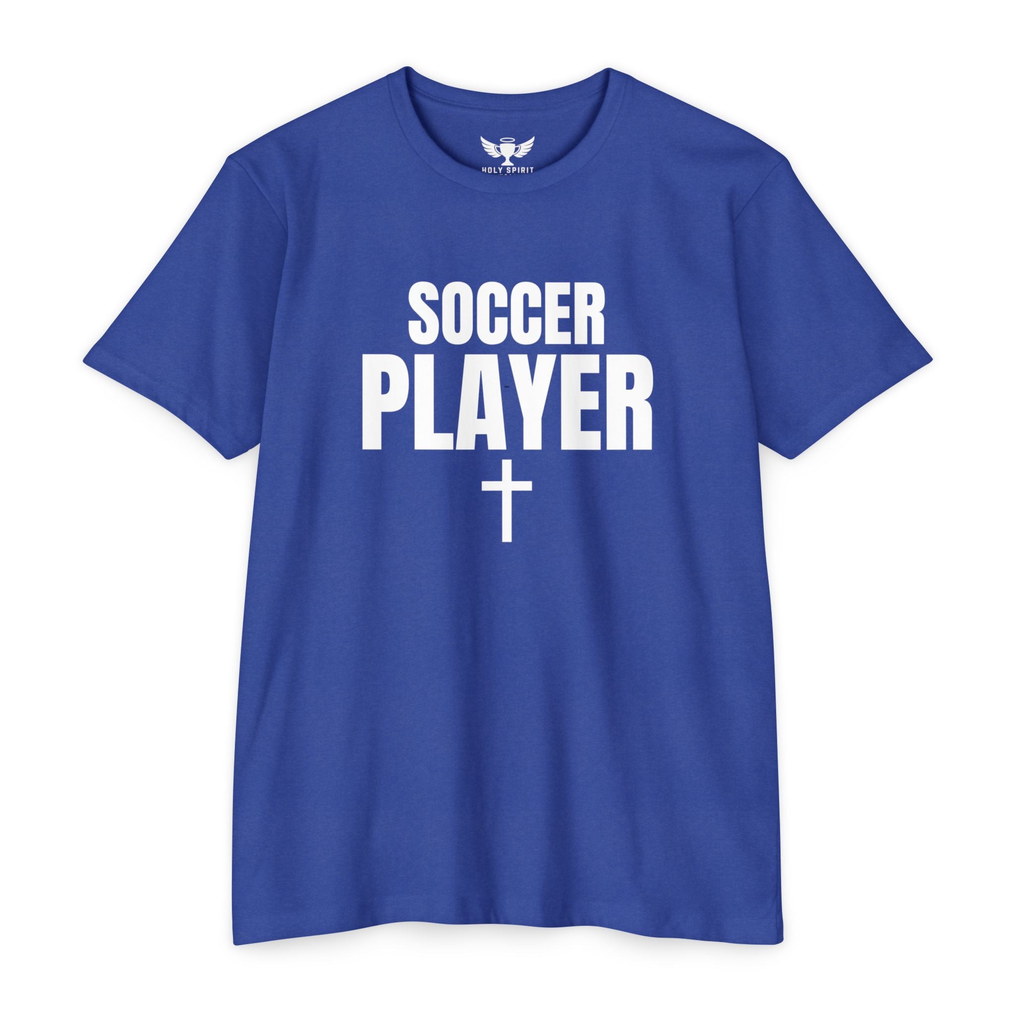 Soccer Player T-Shirt — Custom Name & Number Sports Tee