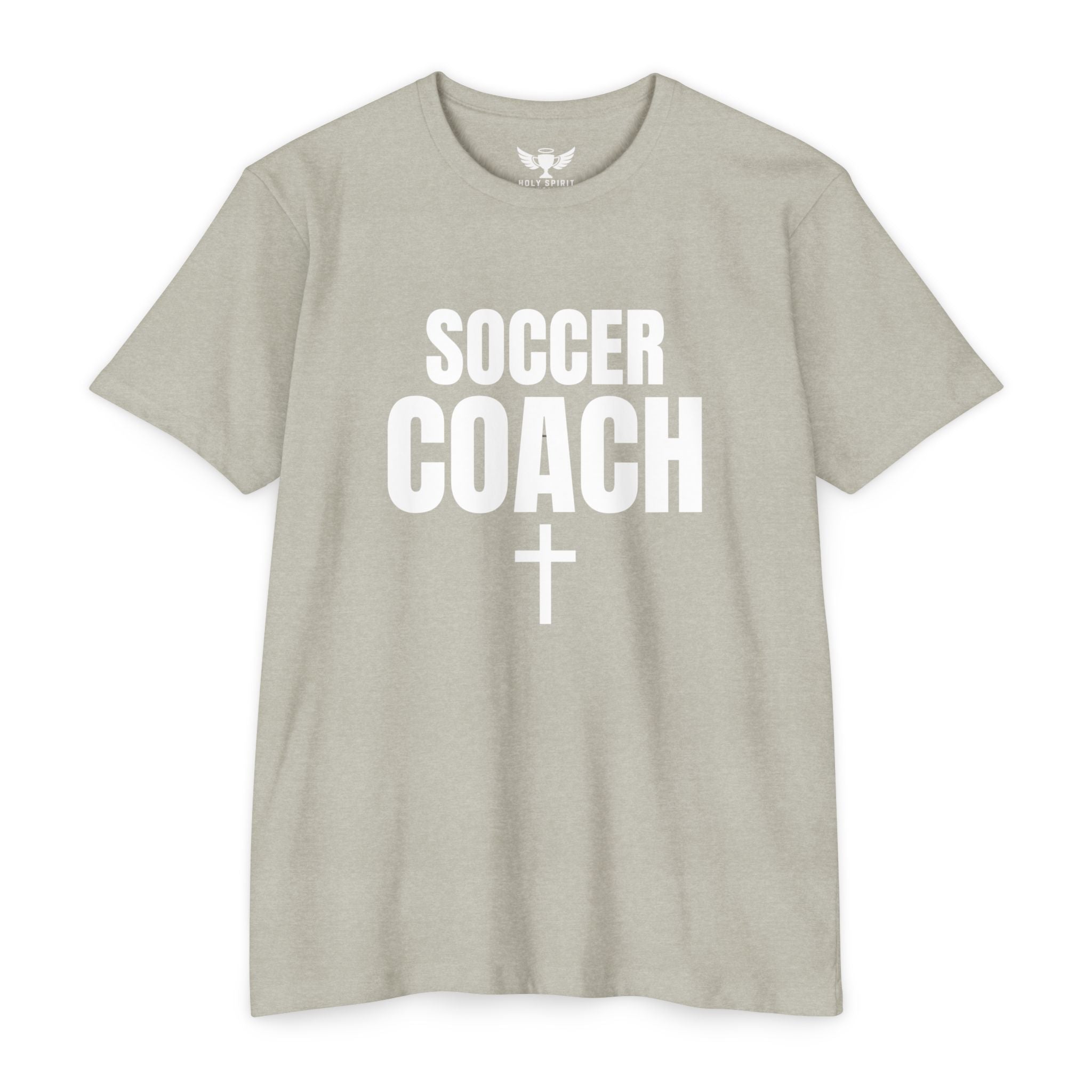 Soccer Coach T-Shirt — Custom Name & Number Sports Tee