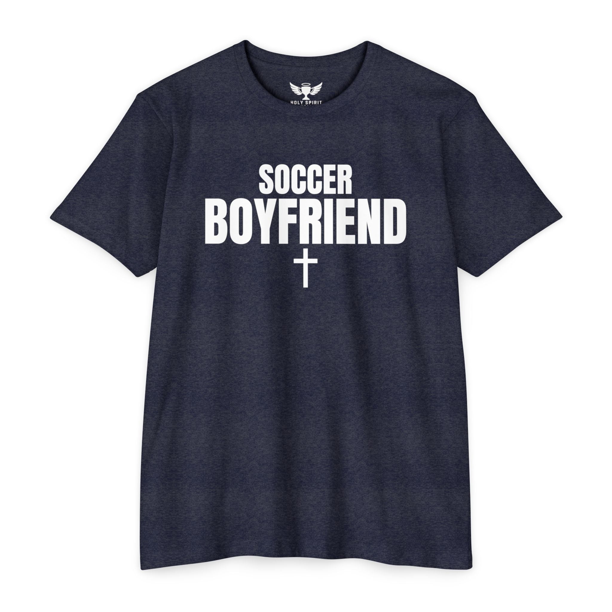 Soccer Boyfriend Jersey T-Shirt — Custom Name & Number Sports Tee