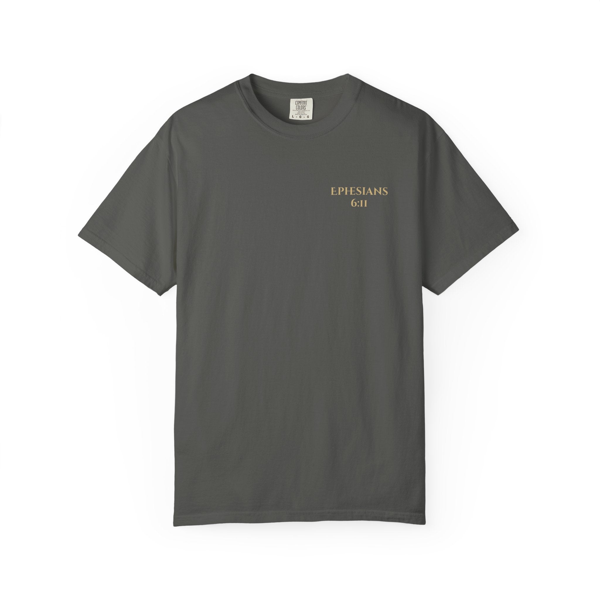 Ephesians 6:11 Streetwear T-Shirt — Comfort Colors Garment-Dyed Tee