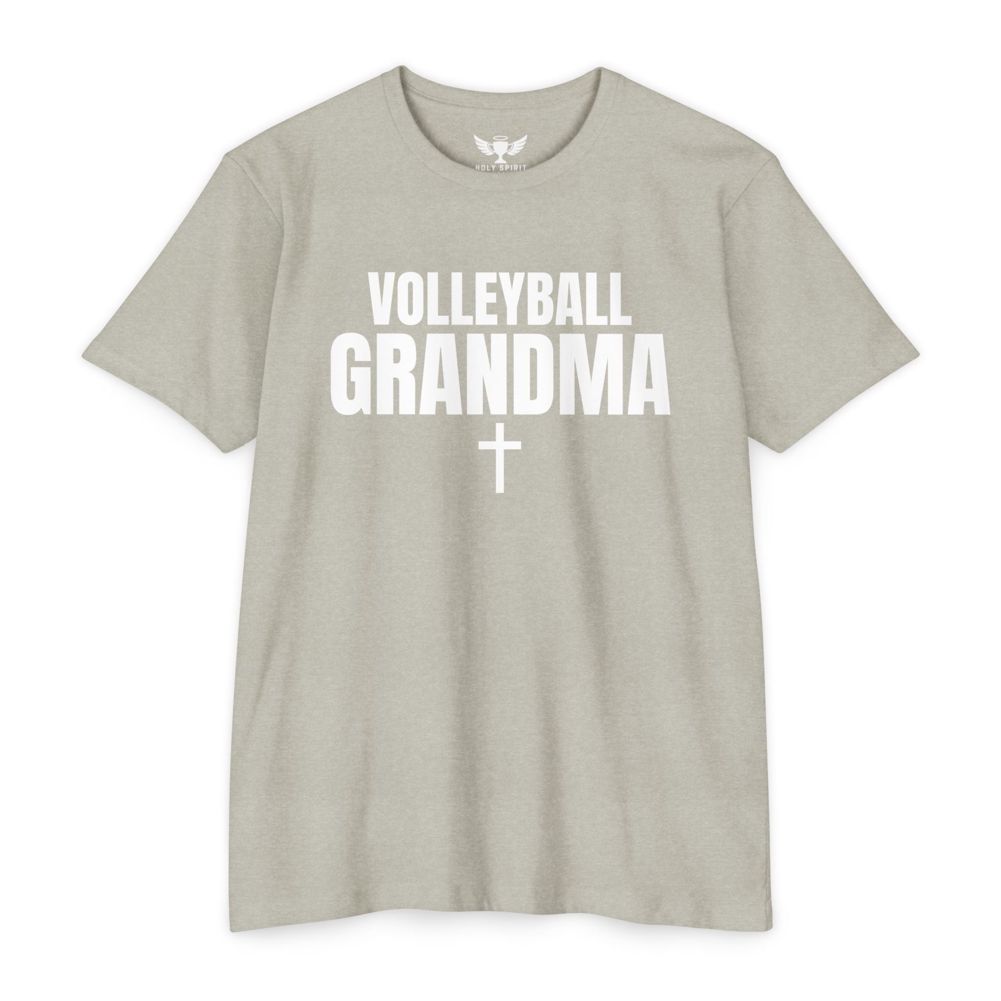 Volleyball Grandma T-Shirt — Custom Name & Number Sports Tee