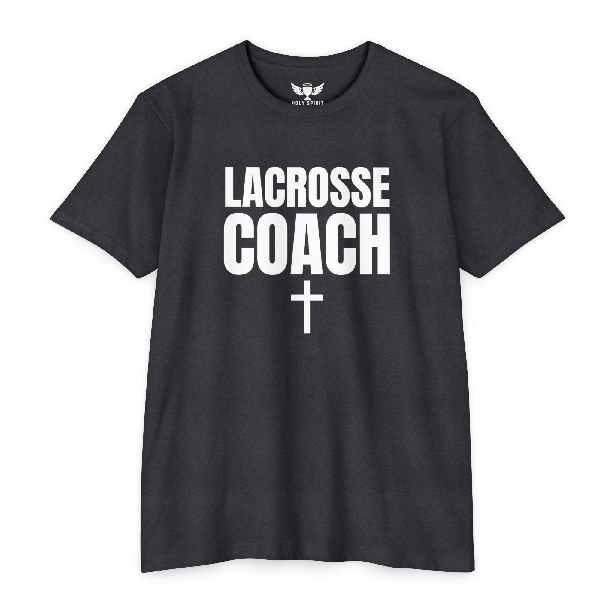 Lacrosse Coach T-Shirt – Custom Name & Number Sports Tee
