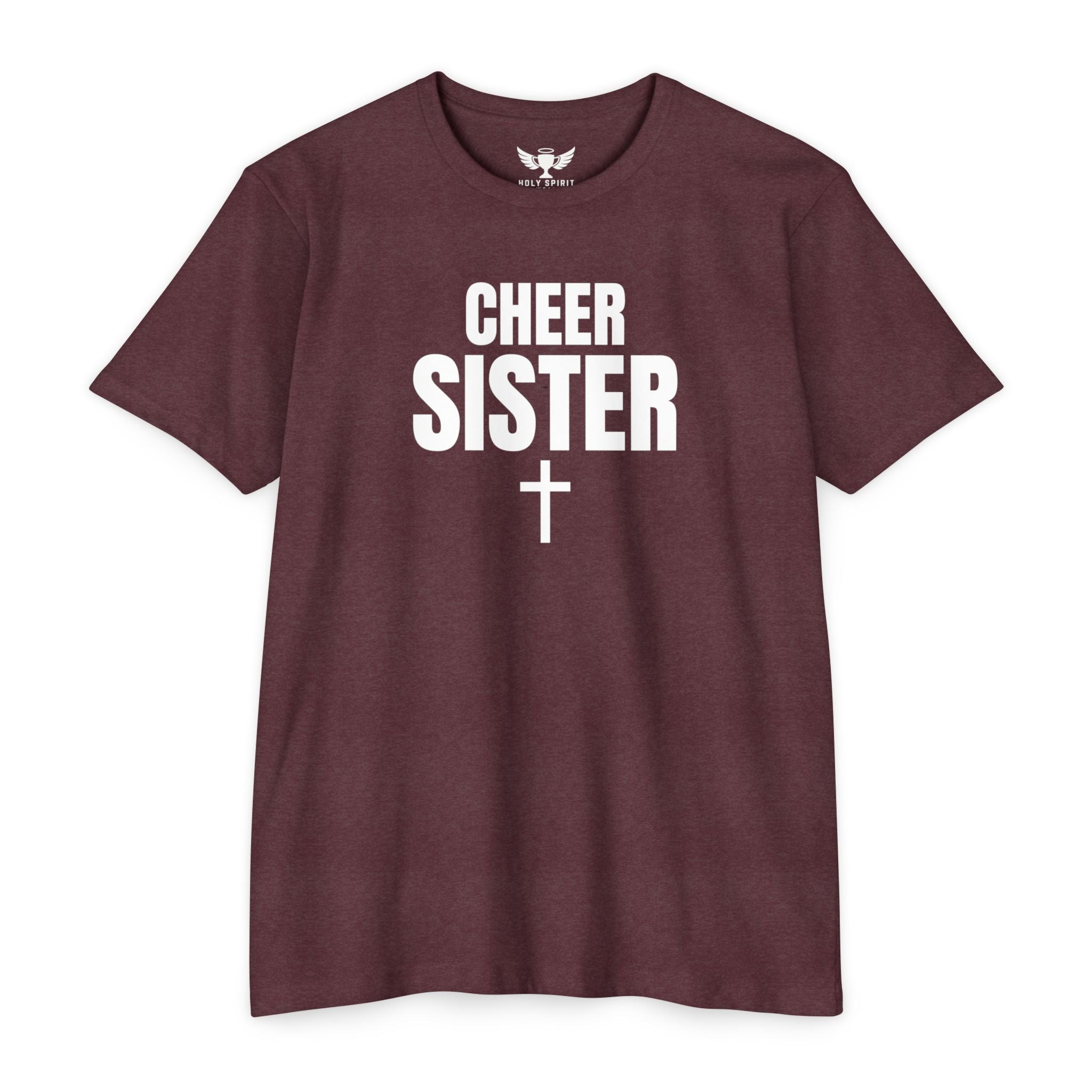Cheer Sister T-Shirt — Personalized Back Name and Number