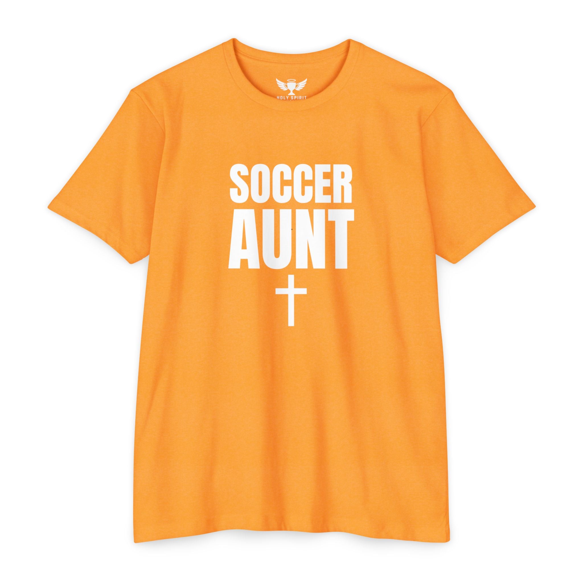 Soccer Aunt T-Shirt — Customizable Back Name & Number