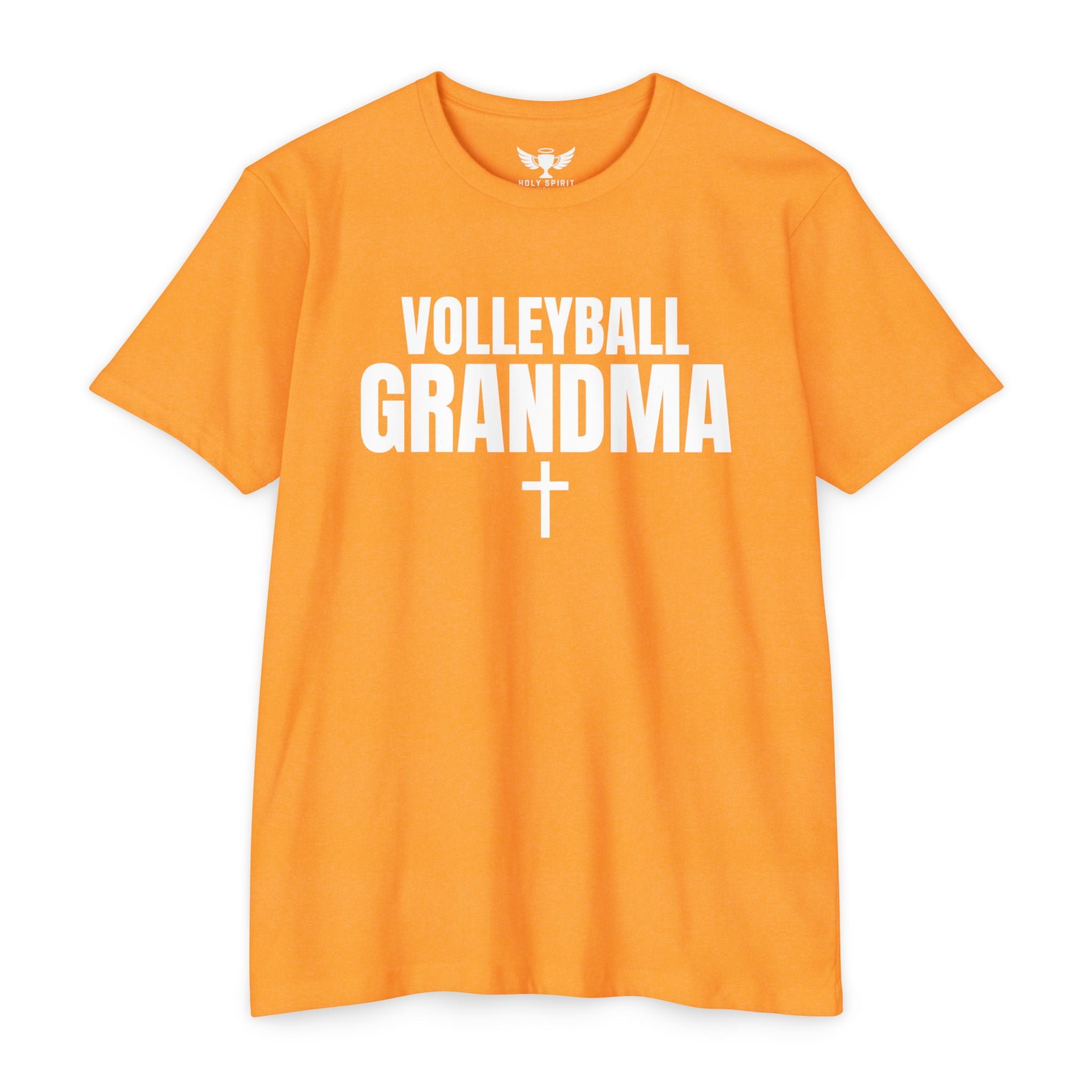 Volleyball Grandma T-Shirt — Custom Name & Number Sports Tee