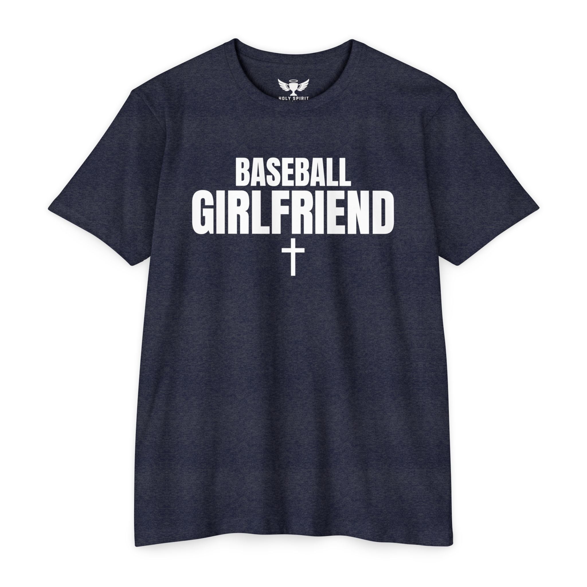 Baseball Girlfriend T-Shirt — Personalized Back Name & Number Tee