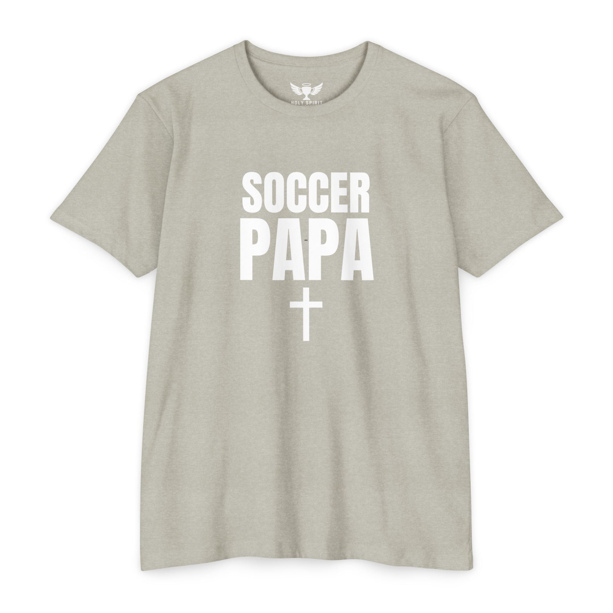 Soccer Papa T-Shirt — Personalized Back Name & Number