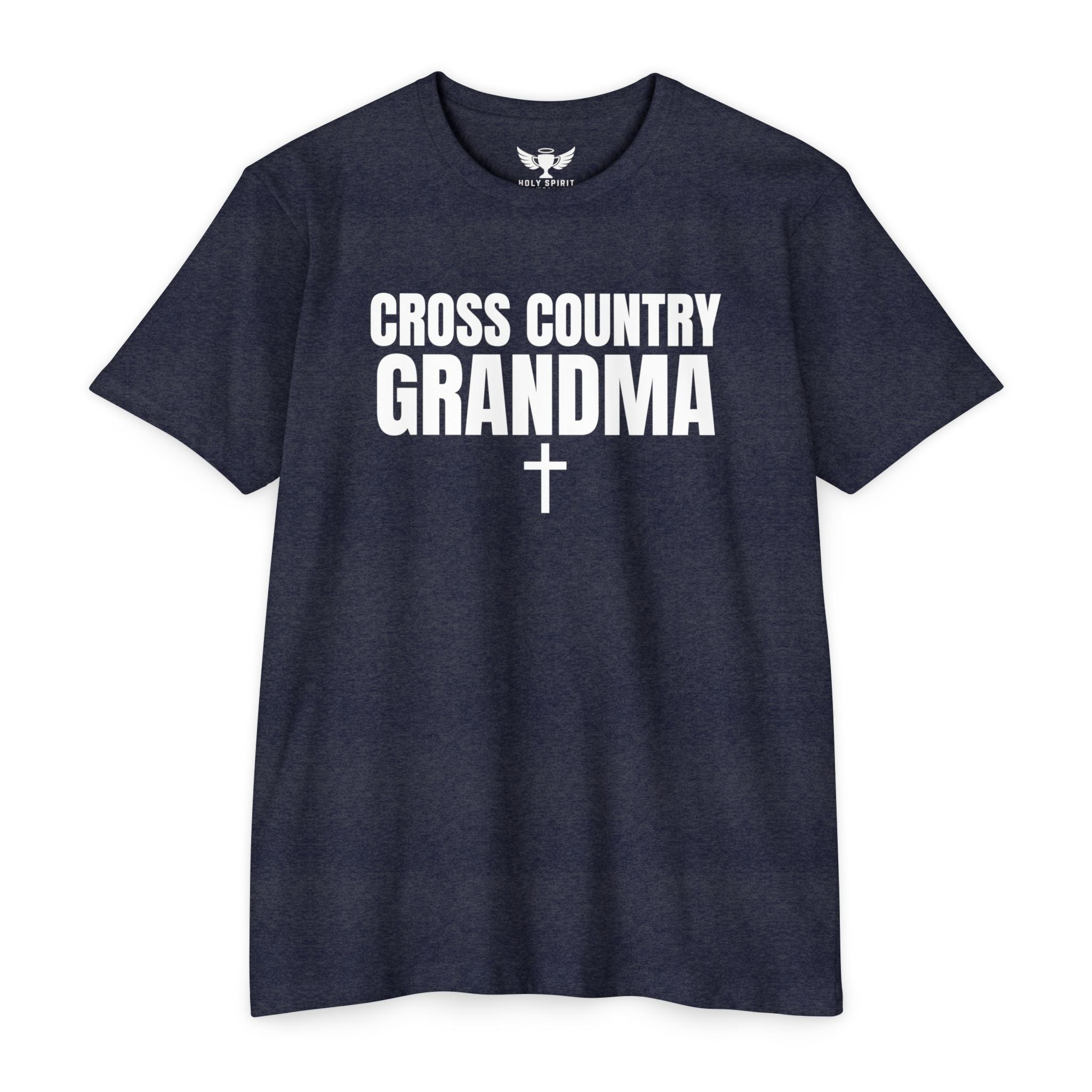 Cross Country Grandma T-Shirt — Personalized Back Number & Name