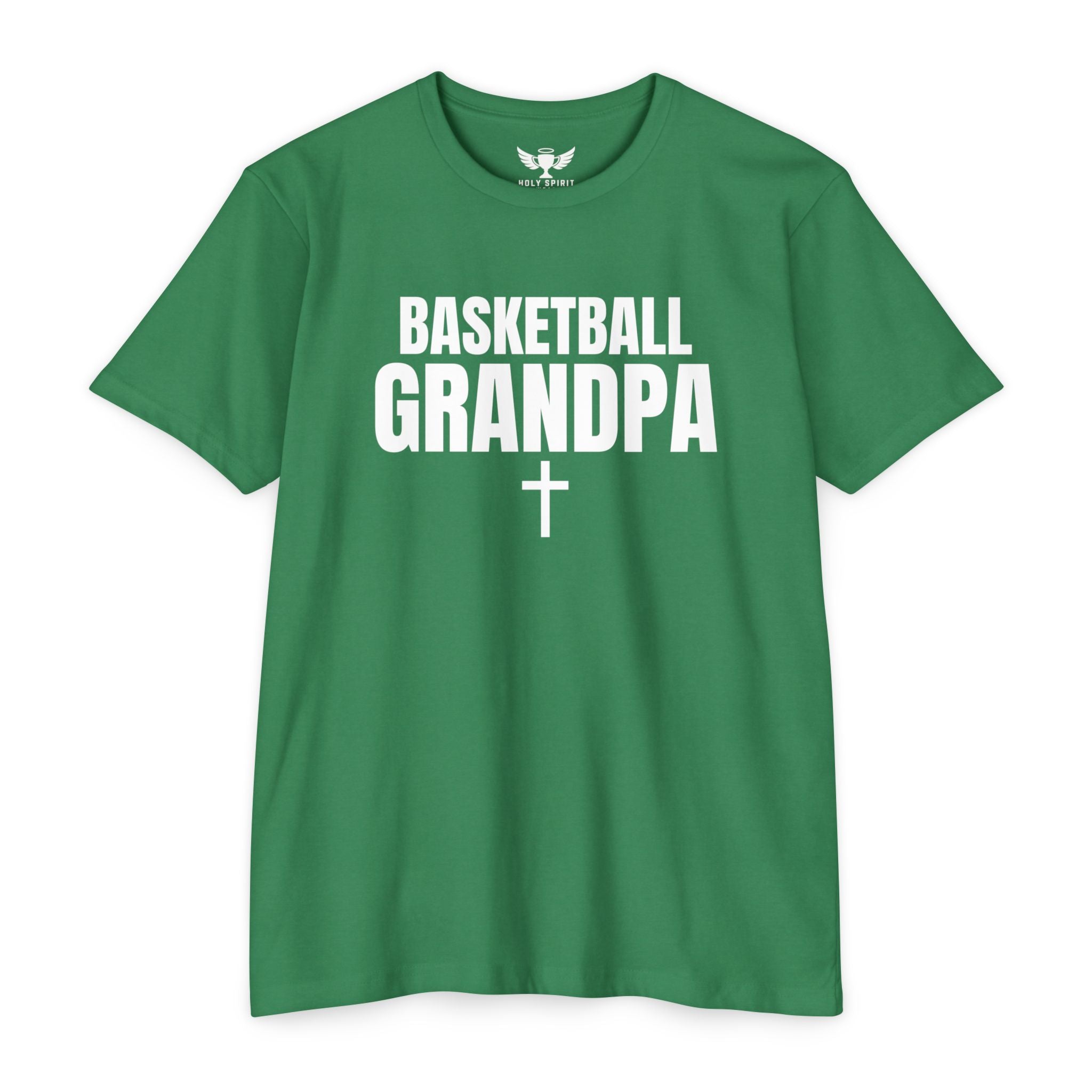 Basketball Grandpa T-Shirt — Custom Back Name & Number