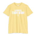 Lacrosse Team Mom T-Shirt — Custom Name & Number Sports Tee