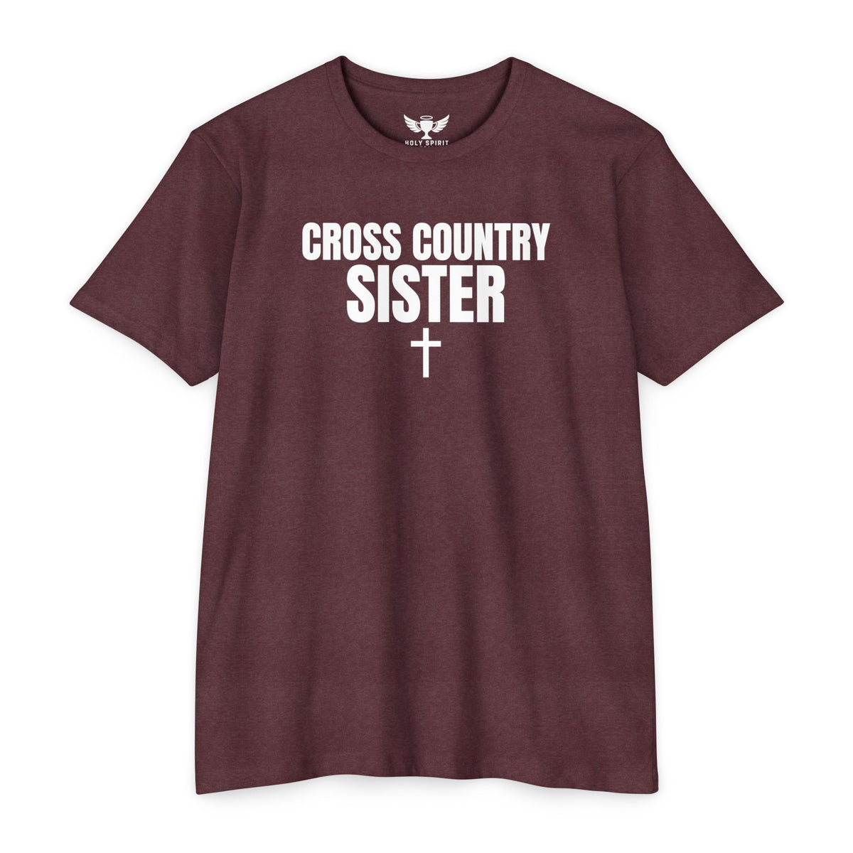 Cross Country Sister T-Shirt — Personalized Back Name & Number