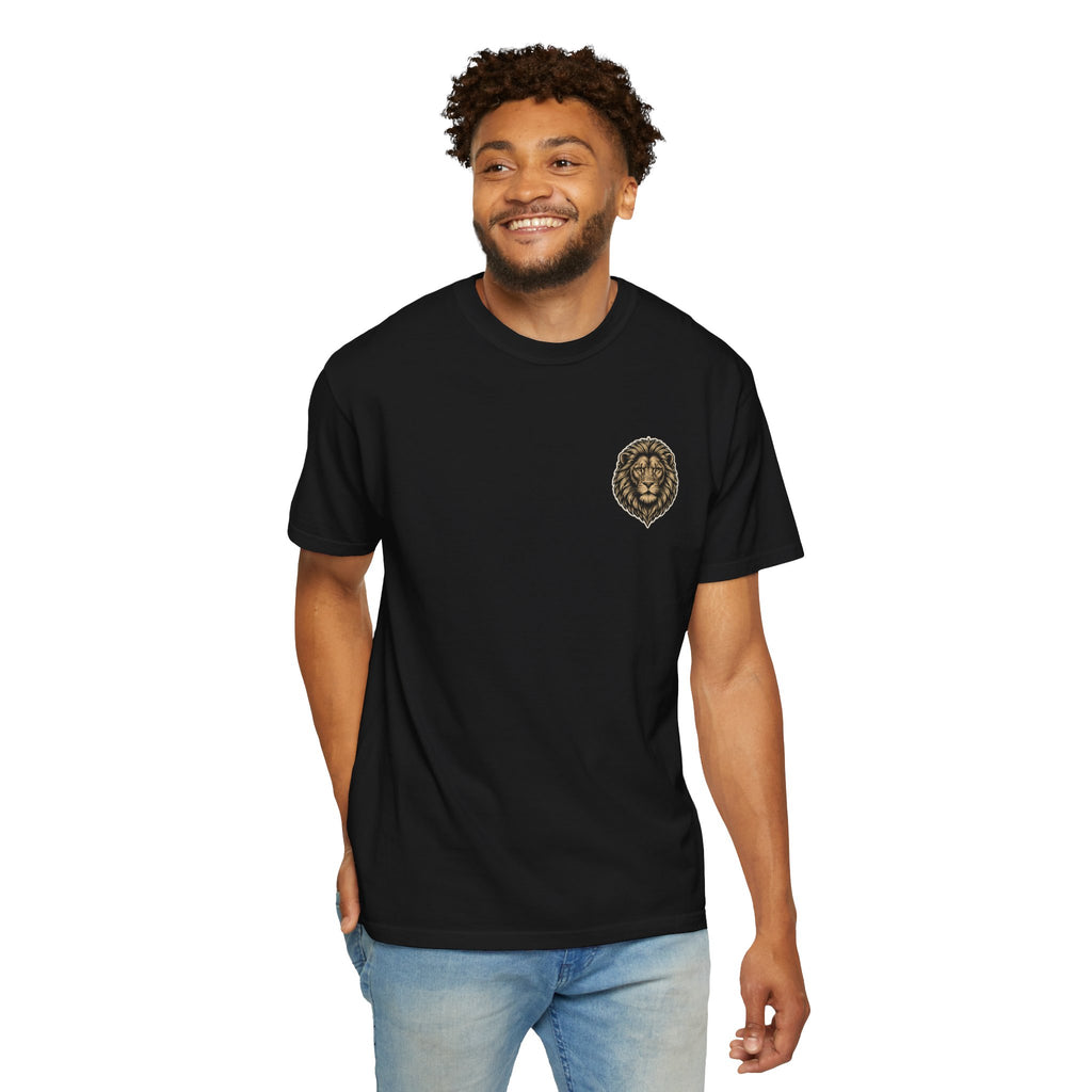 Proverbs 28:1 Streetwear T-Shirt — Comfort Colors Garment-Dyed Tee