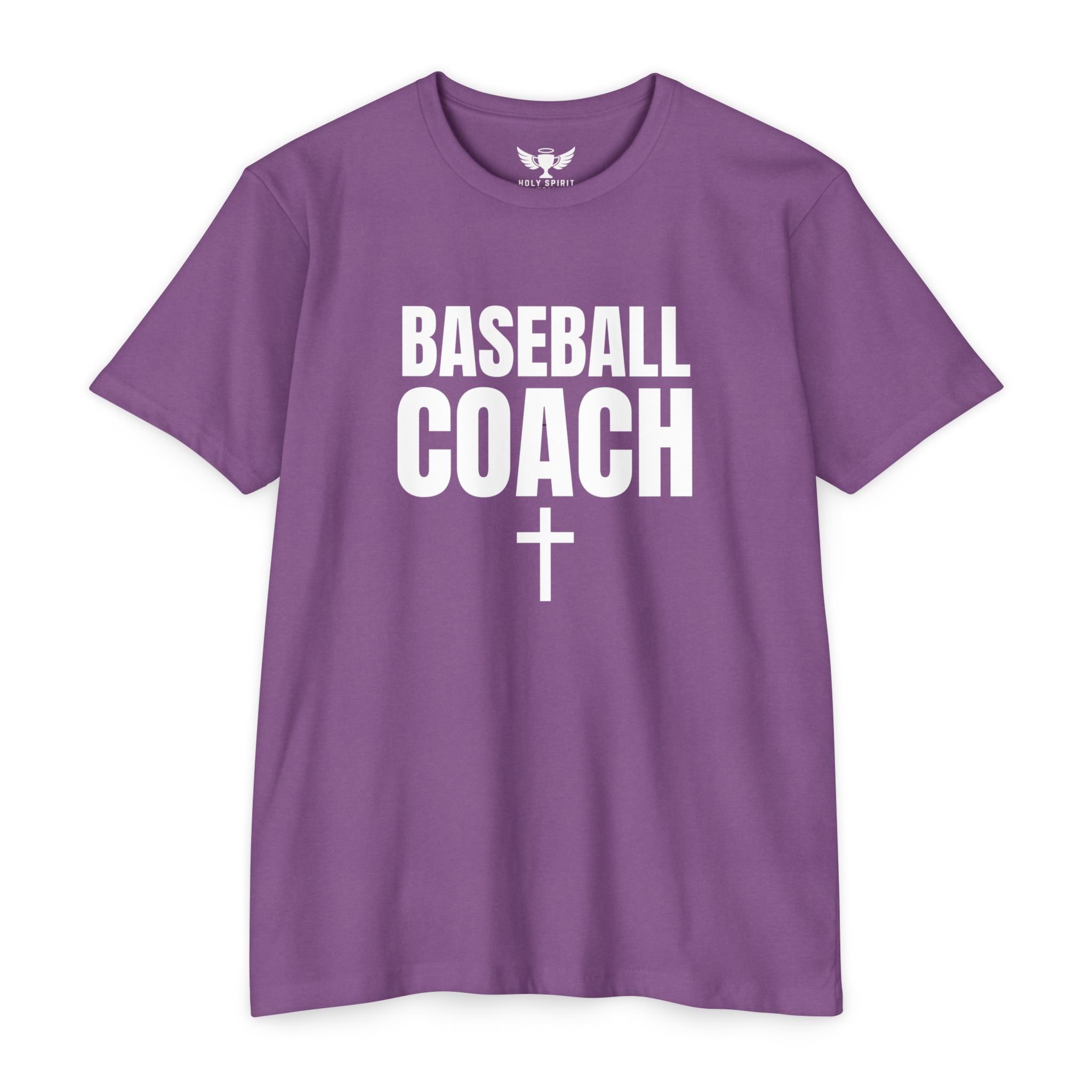 Baseball Coach T-Shirt — Custom Back Name & Number