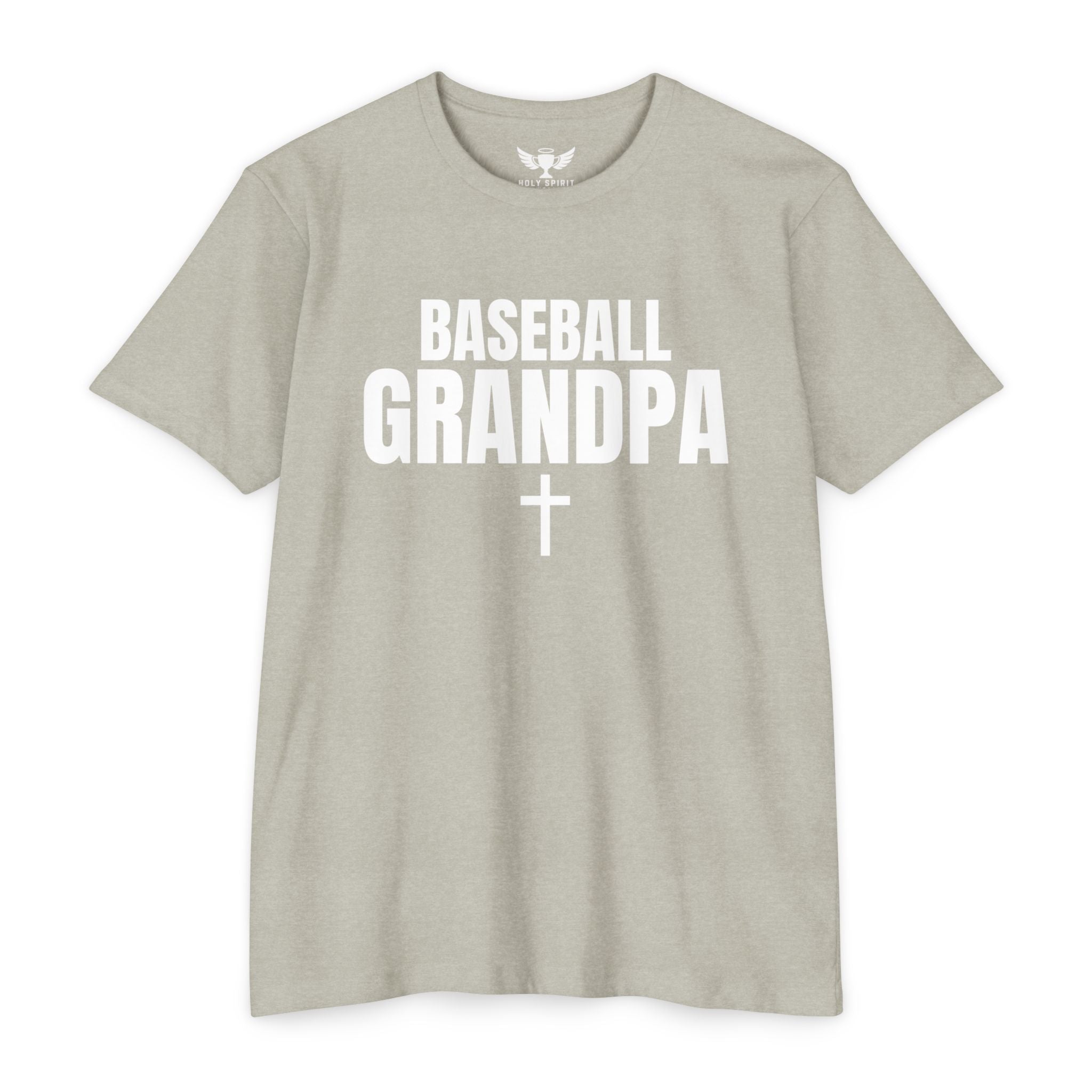 Baseball Grandpa T-Shirt — Custom Back Name & Number