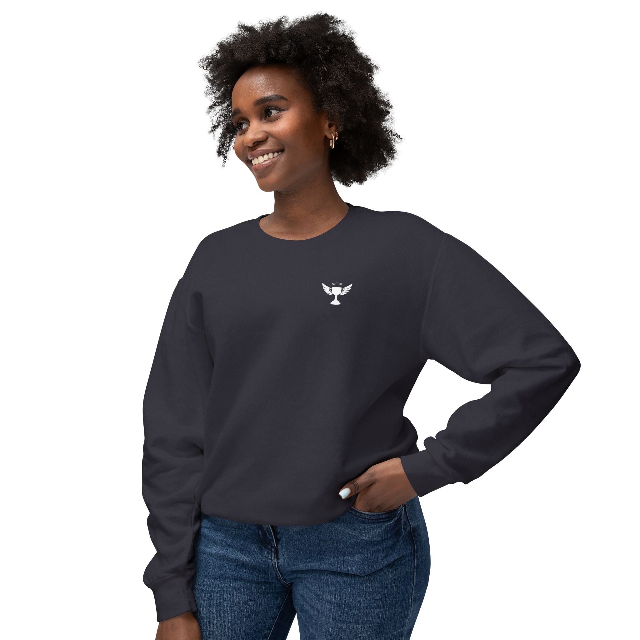 Proverbs 27:17 Logo Crewneck Sweatshirt