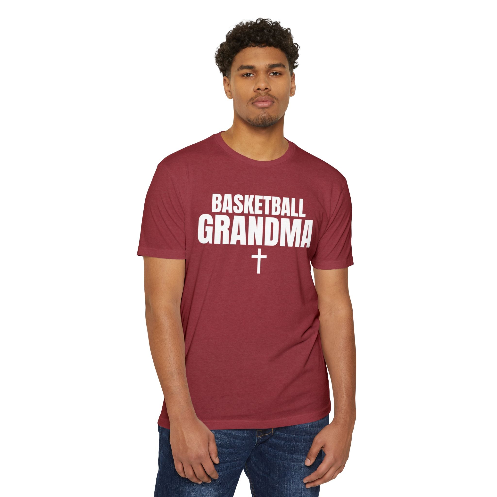 Basketball Grandma T-Shirt - Custom Back Name & Number