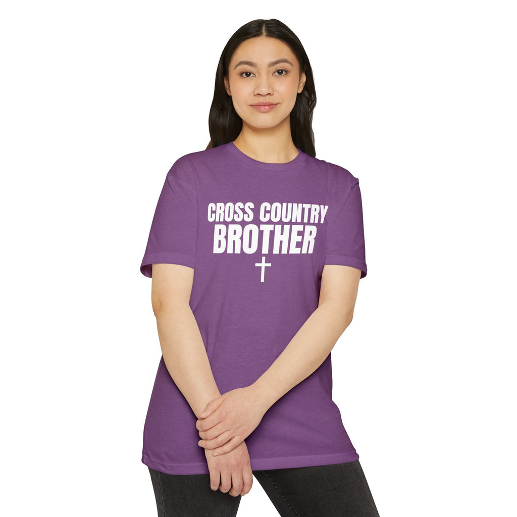 Cross Country Brother T-Shirt — Custom Name & Number Sports Tee