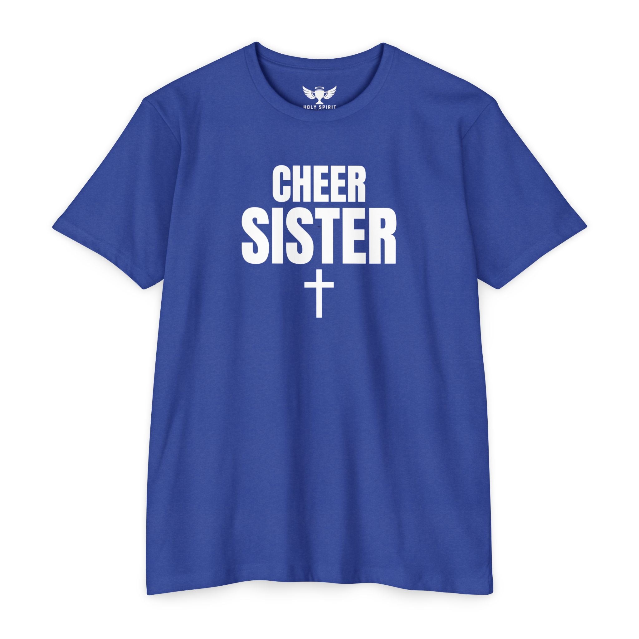 Cheer Sister T-Shirt — Personalized Back Name and Number