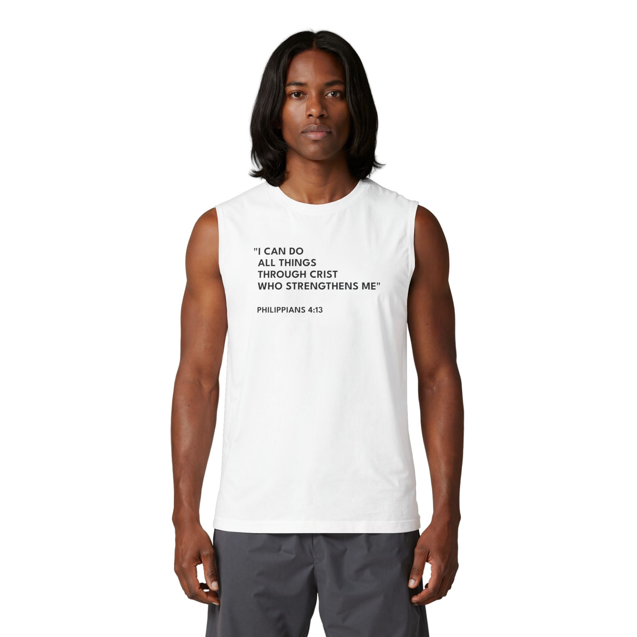 Philippians 4:13 Unisex Muscle Tank