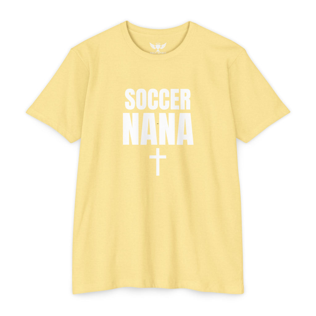 Soccer Nana T‑Shirt — Custom Name & Number Sports Tee