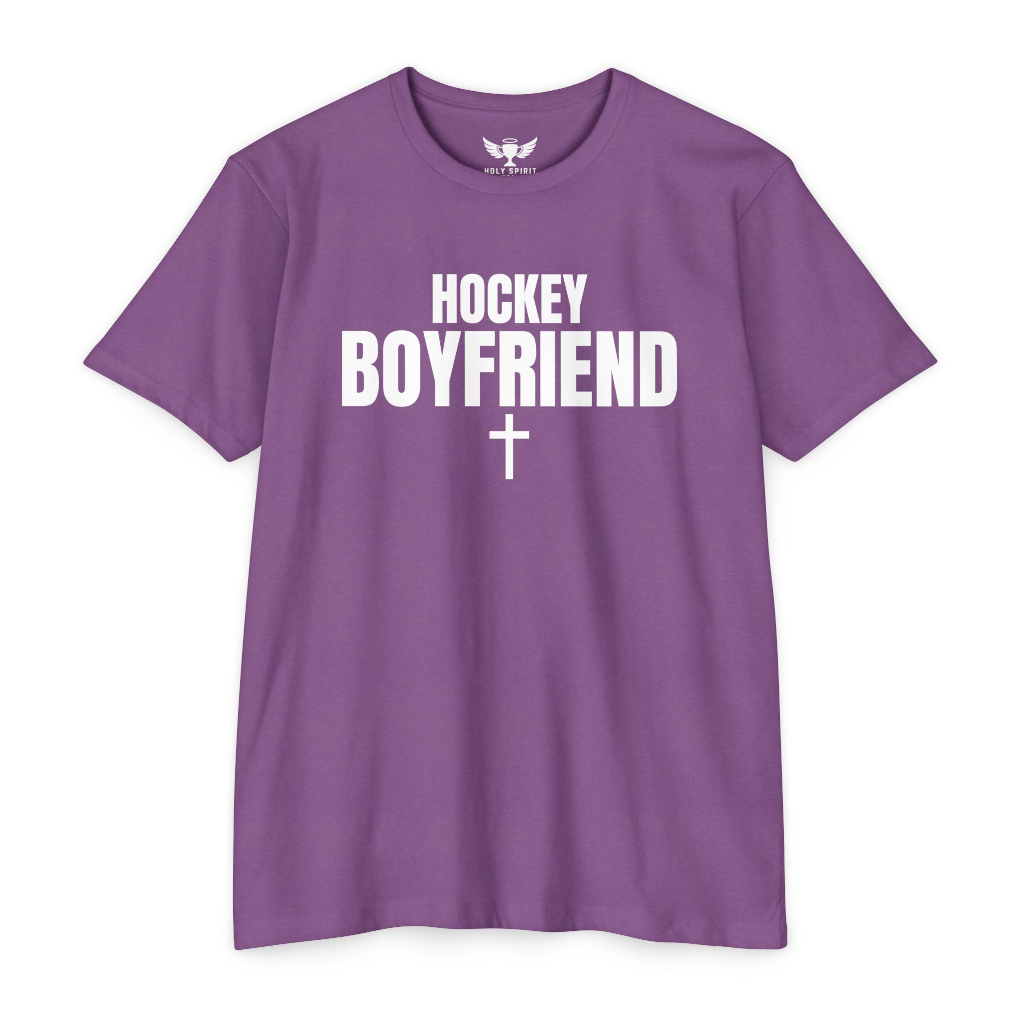 Hockey Boyfriend T-Shirt — Custom Name & Number Sports Tee