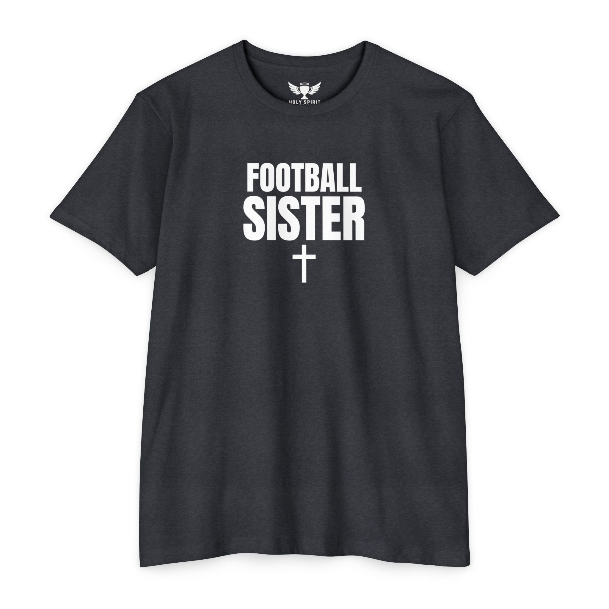 Football Sister T-Shirt — Customizable Back Name & Number