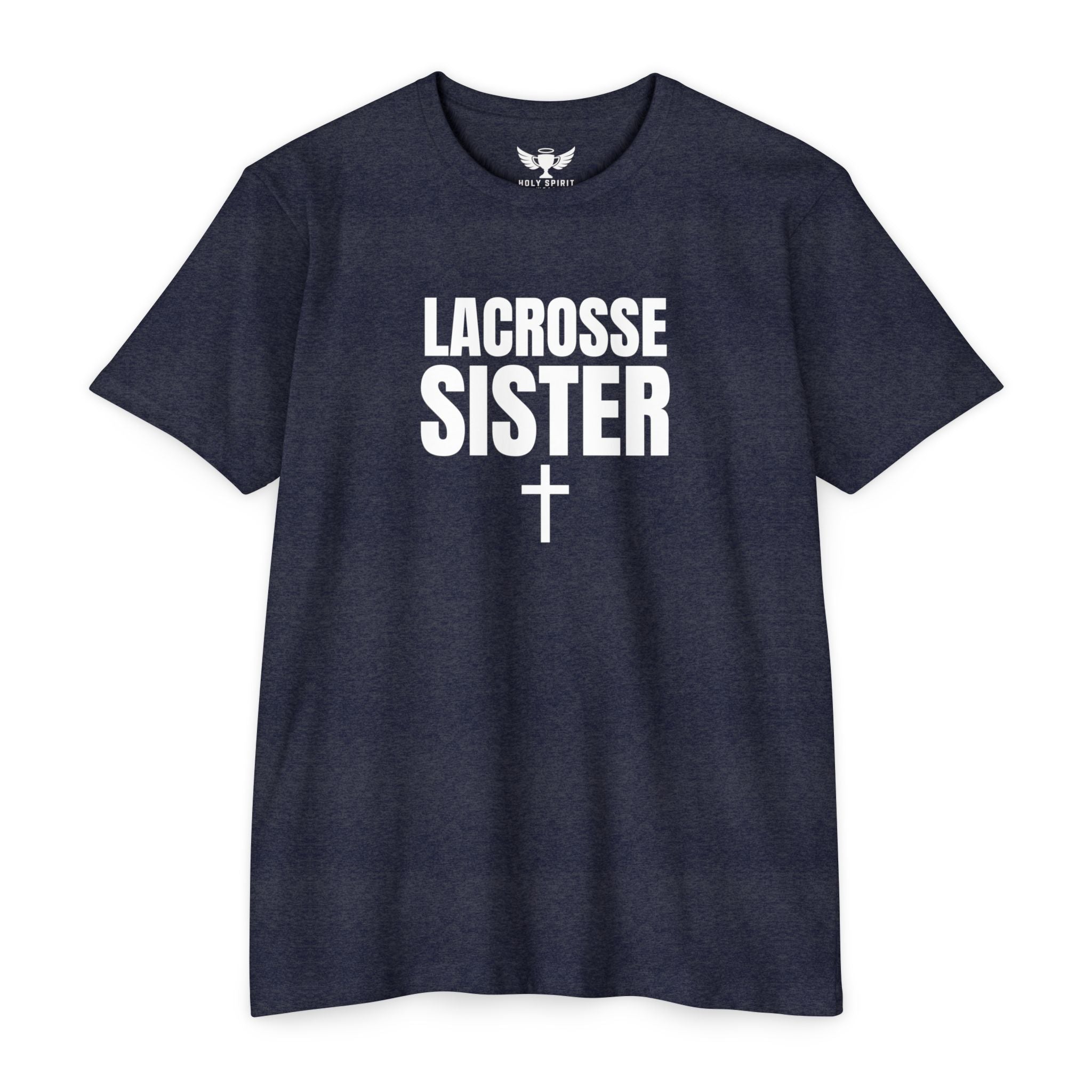 Lacrosse Sister T-Shirt – Custom Name & Number Sports Tee