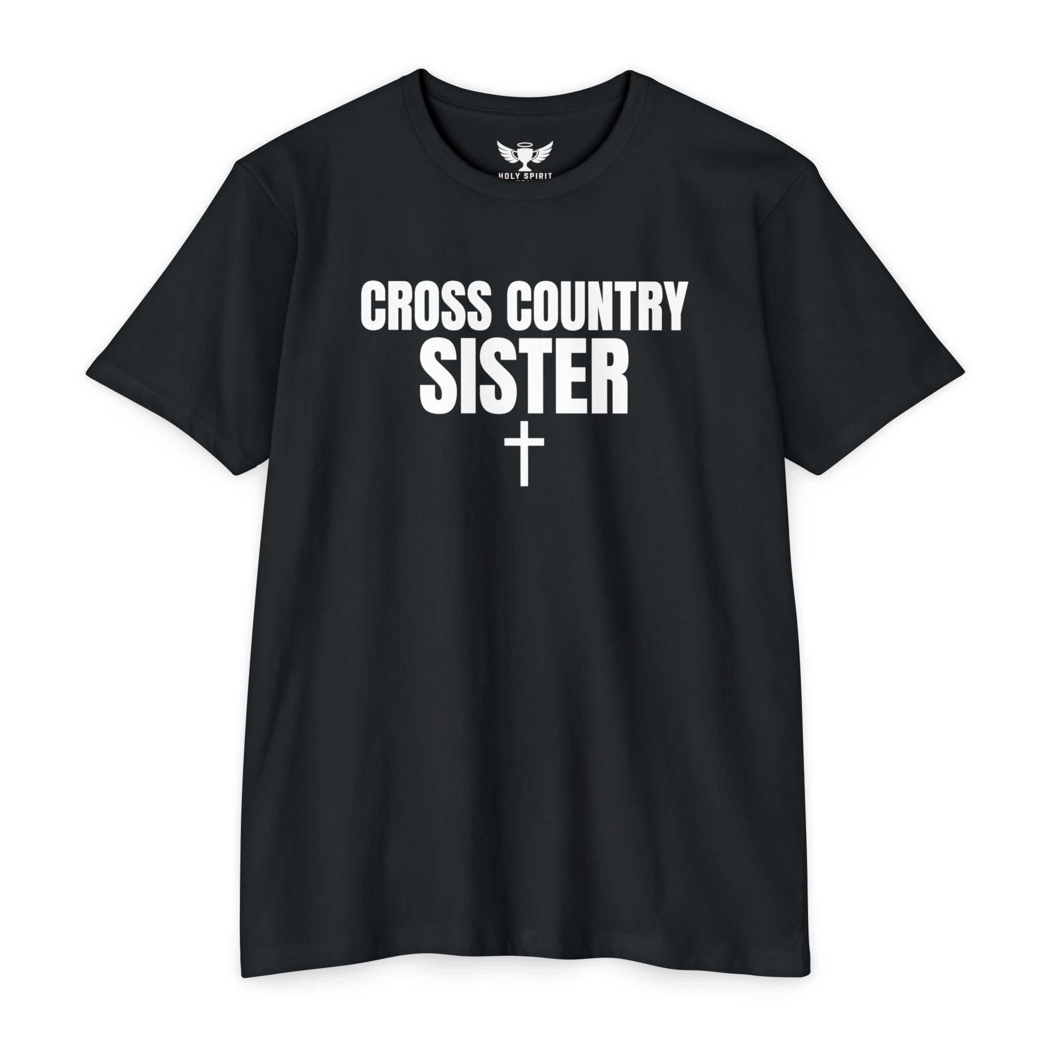 Cross Country Sister T-Shirt — Personalized Back Name & Number