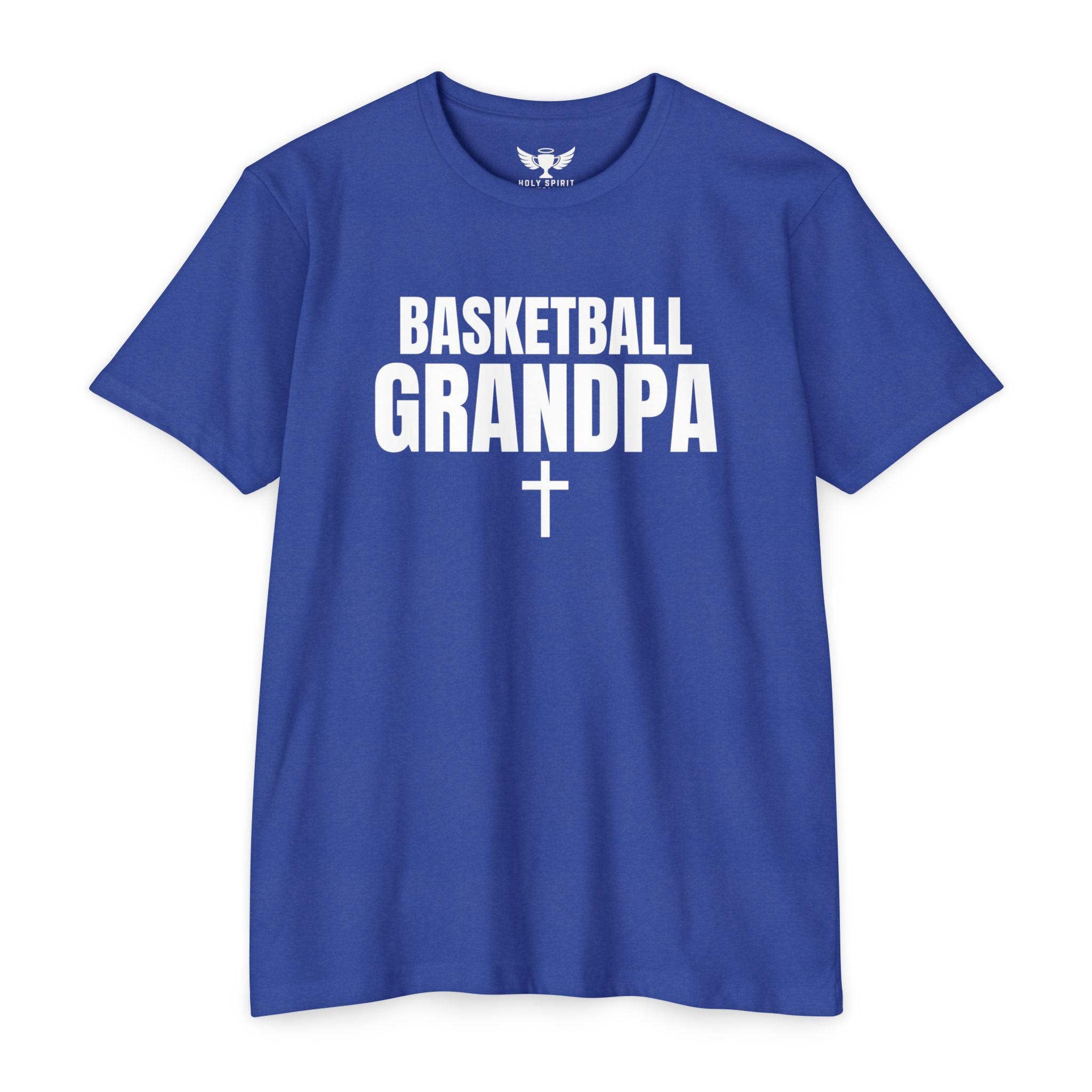 Basketball Grandpa T-Shirt — Custom Back Name & Number