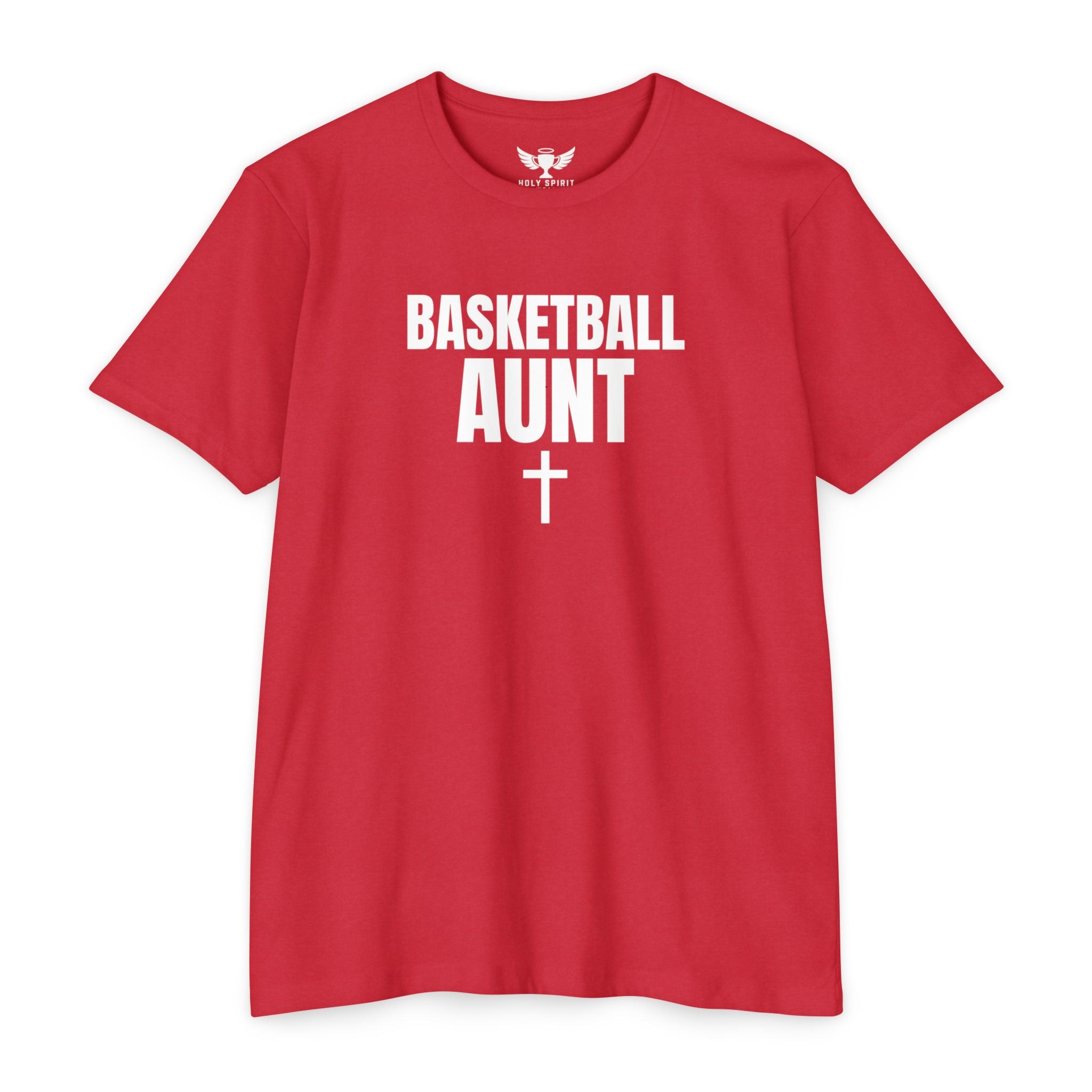 Basketball Aunt T-Shirt — Custom Back Name & Number