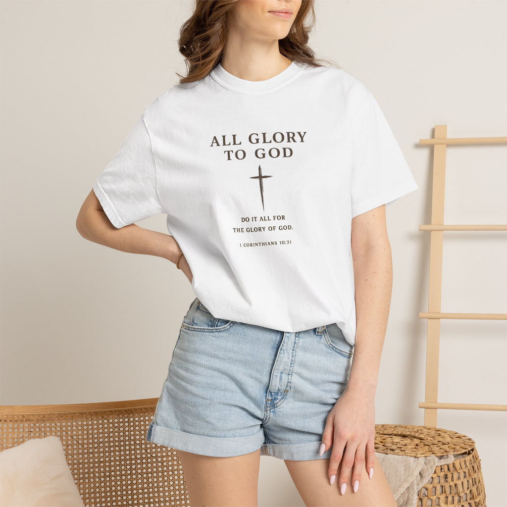 All Glory To God - Golf Tee — Faith-Based Athletic T-Shirt