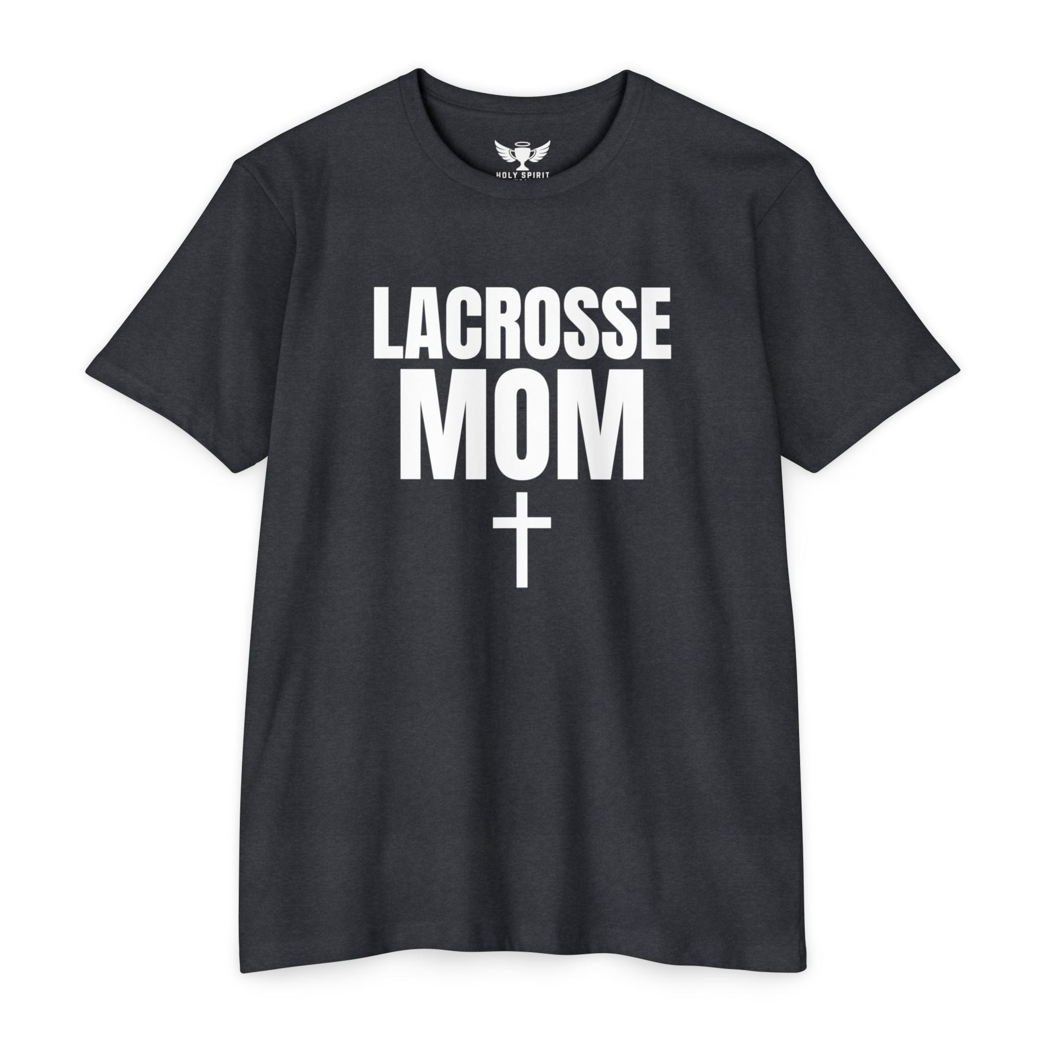 Lacrosse Mom T-Shirt - Custom Name & Number Sports Tee