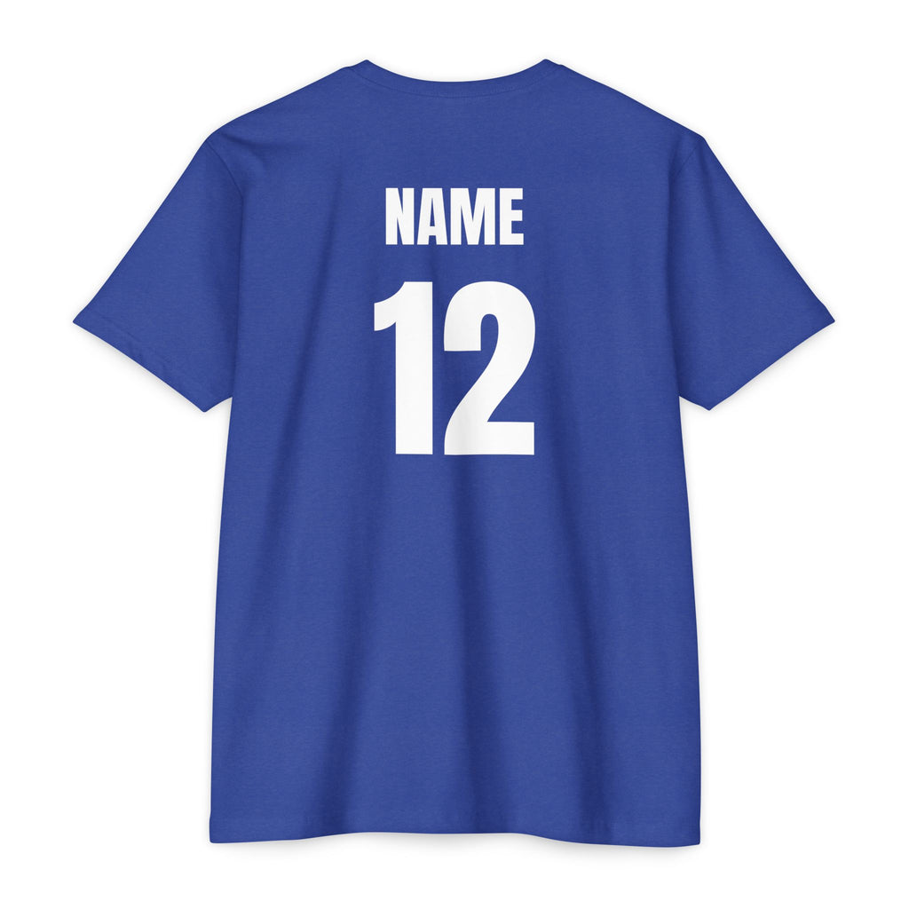 Cheer Team Mom T-Shirt — Personalized Back Number and Name