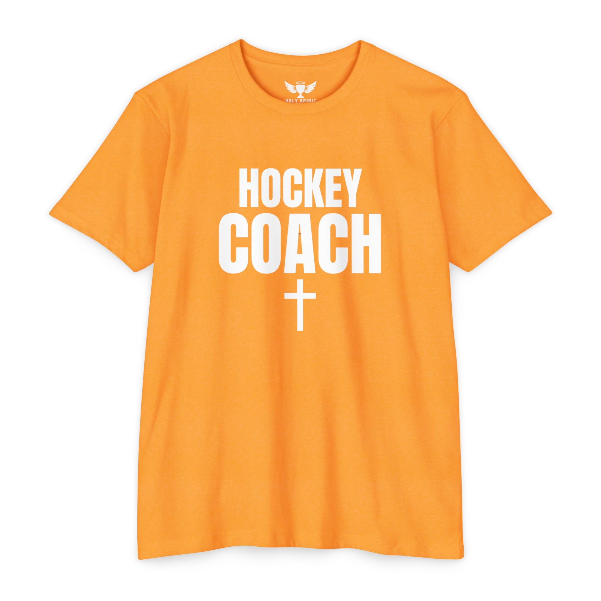 Hockey Coach T-Shirt — Personalized Name & Number Jersey