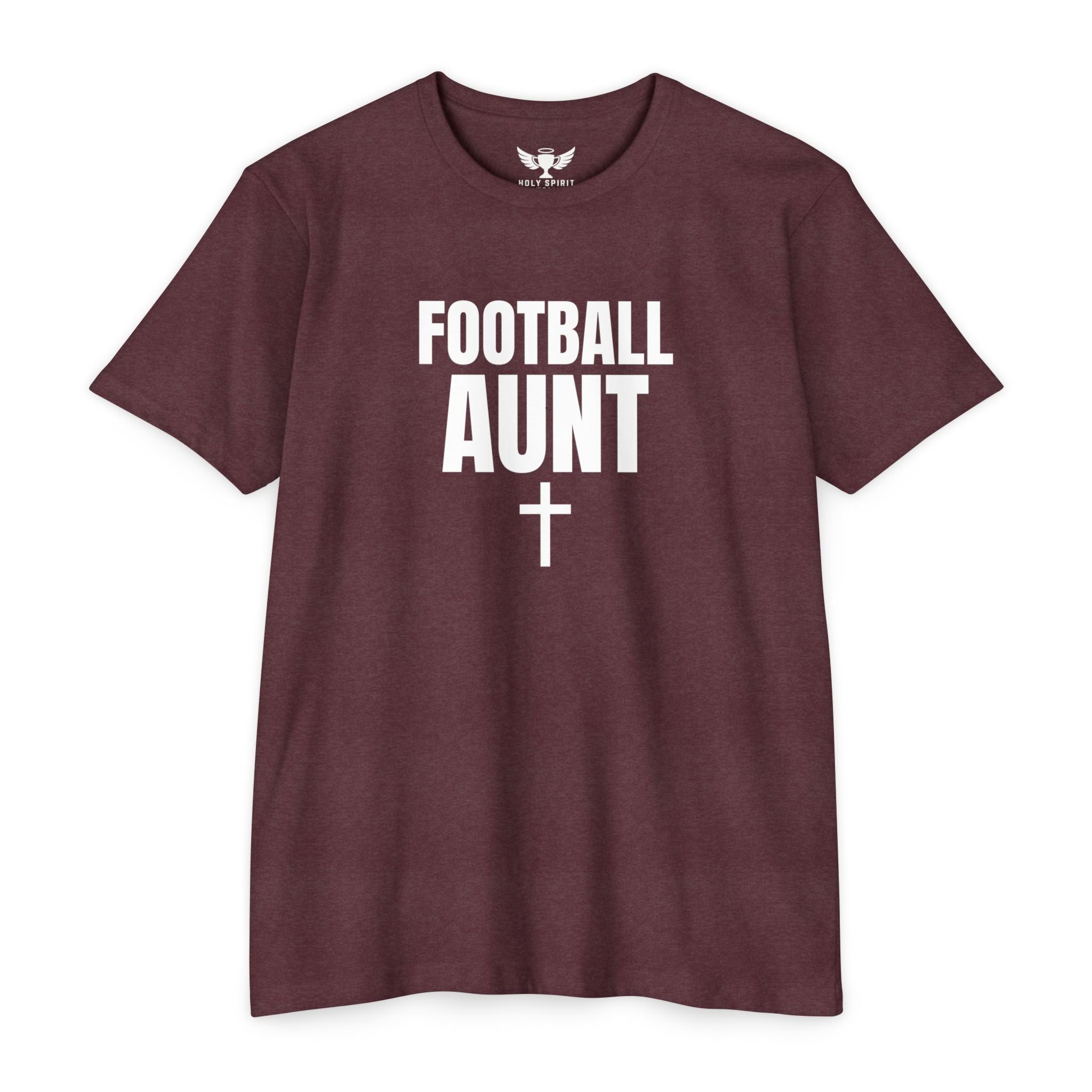 Football Aunt T-Shirt — Personalized Back Number & Name