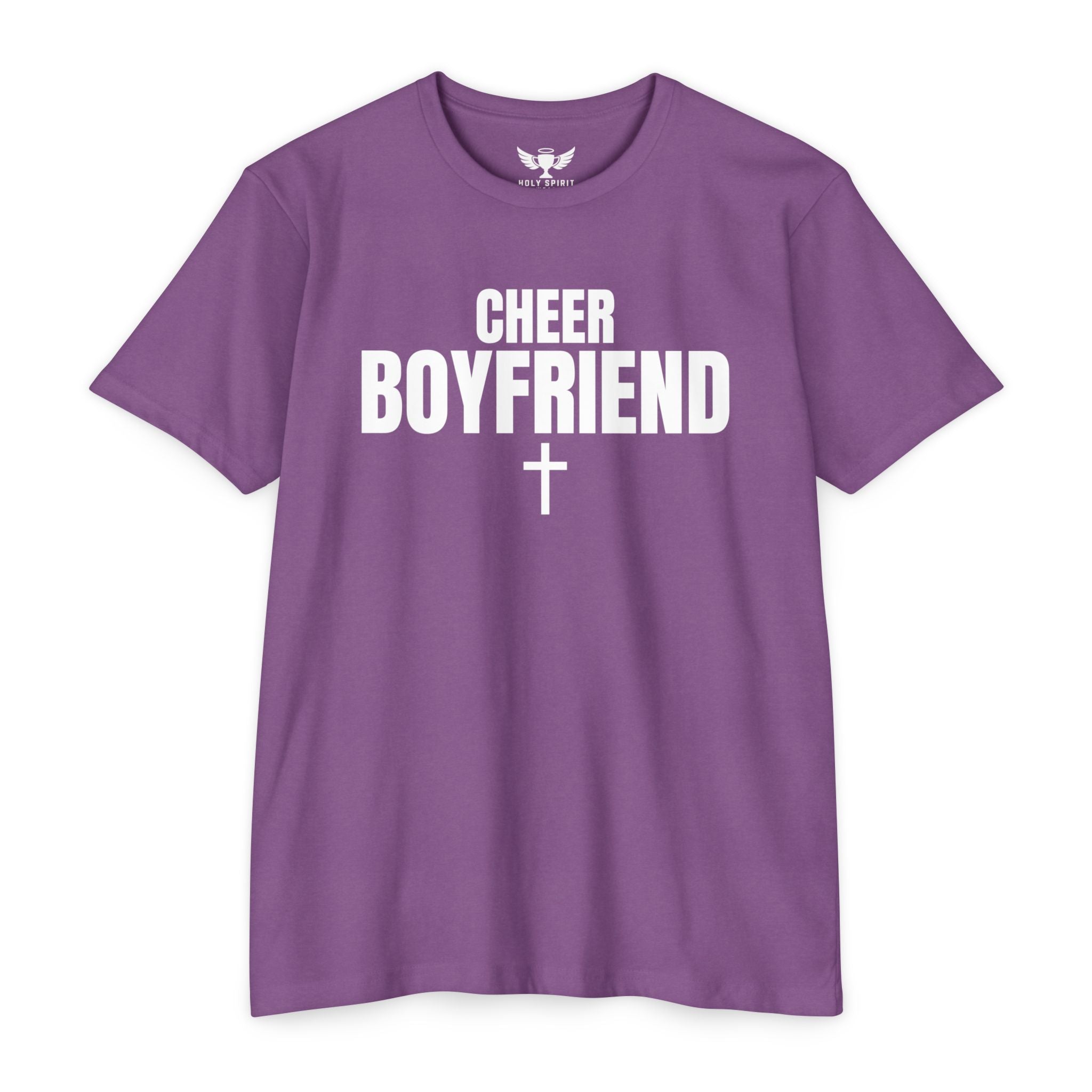 Cheer Boyfriend T-Shirt — Custom Back Name & Number