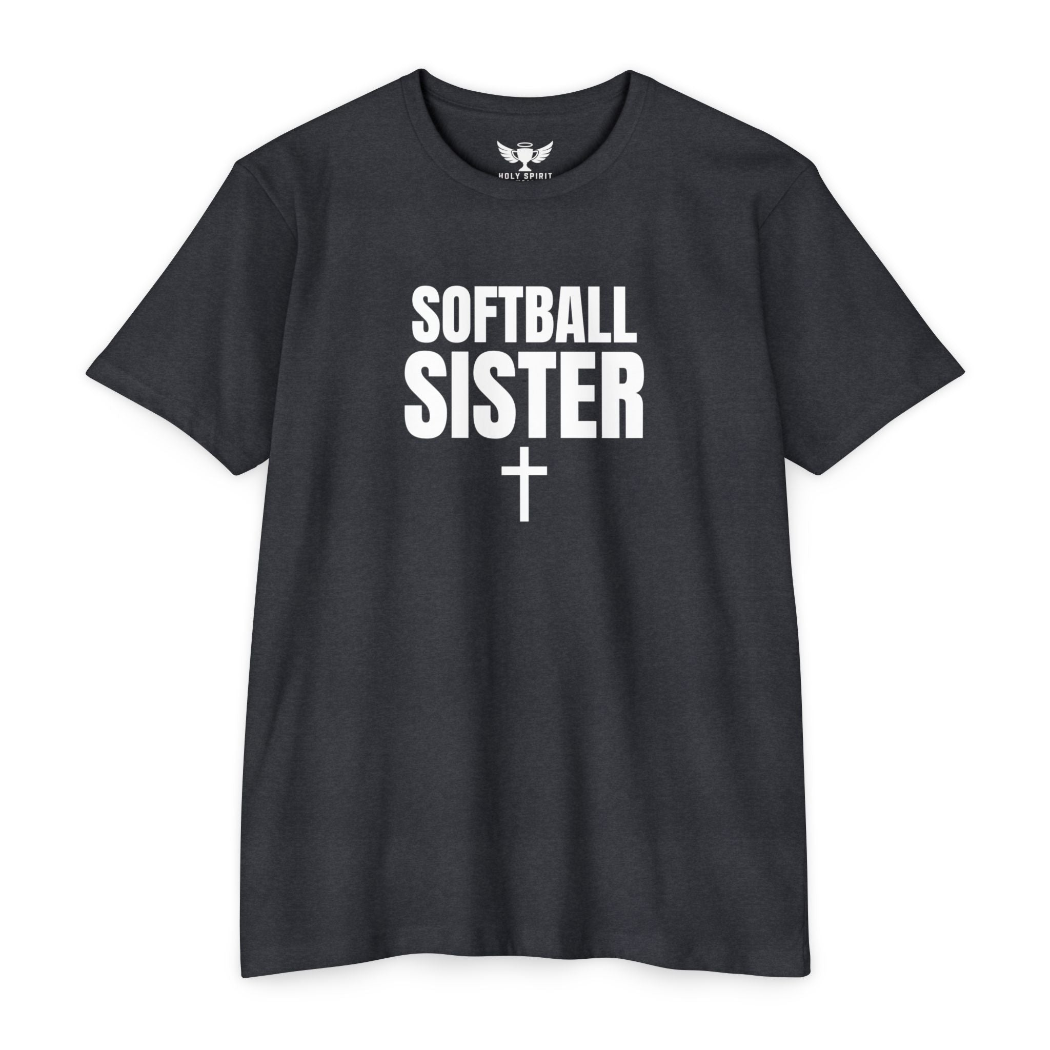 Softball Sister T-Shirt — Personalized Team Jersey Tee (Name & Number)